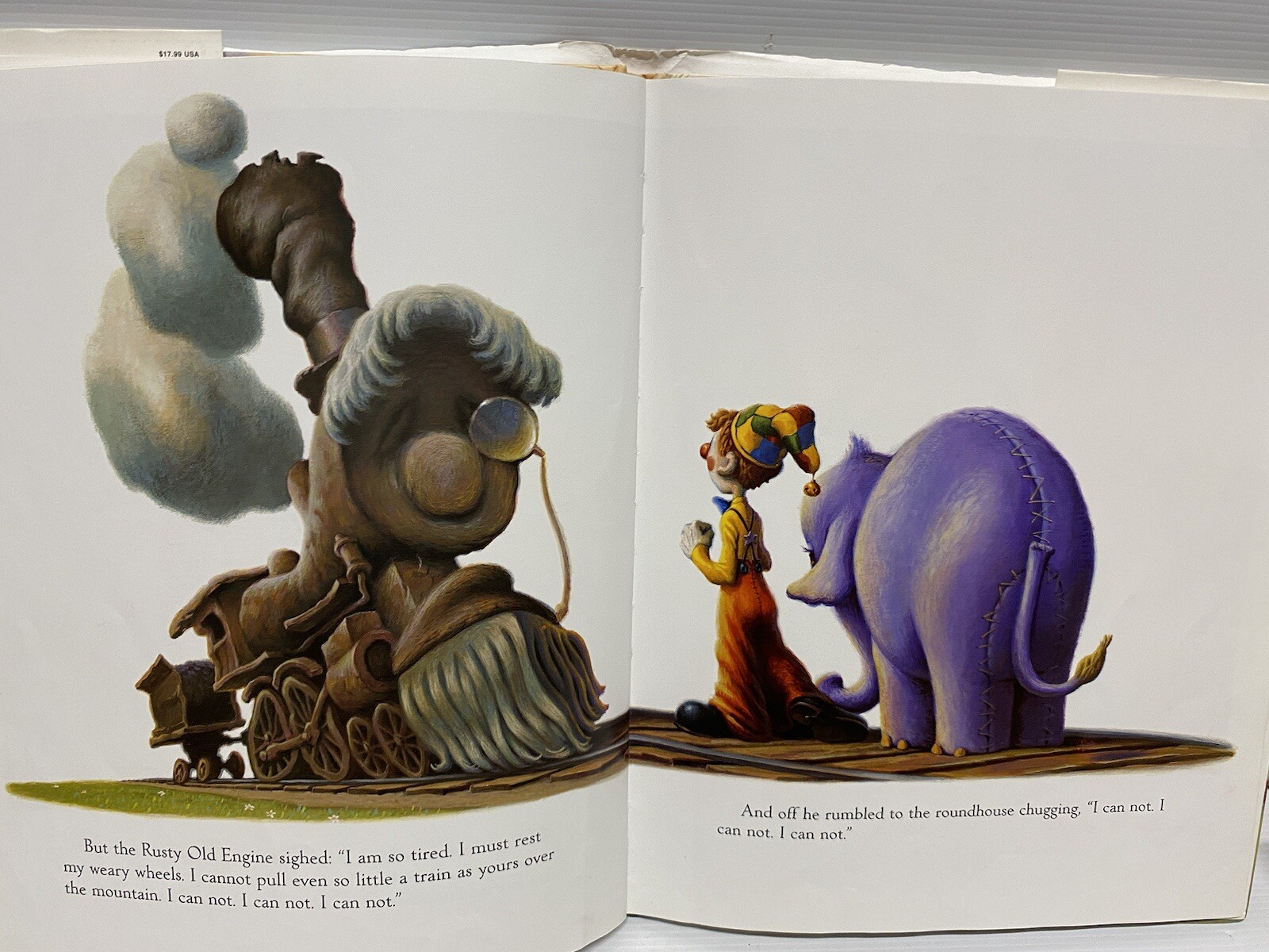 The Little Engine that Could Large HB Book & DVD of The Book