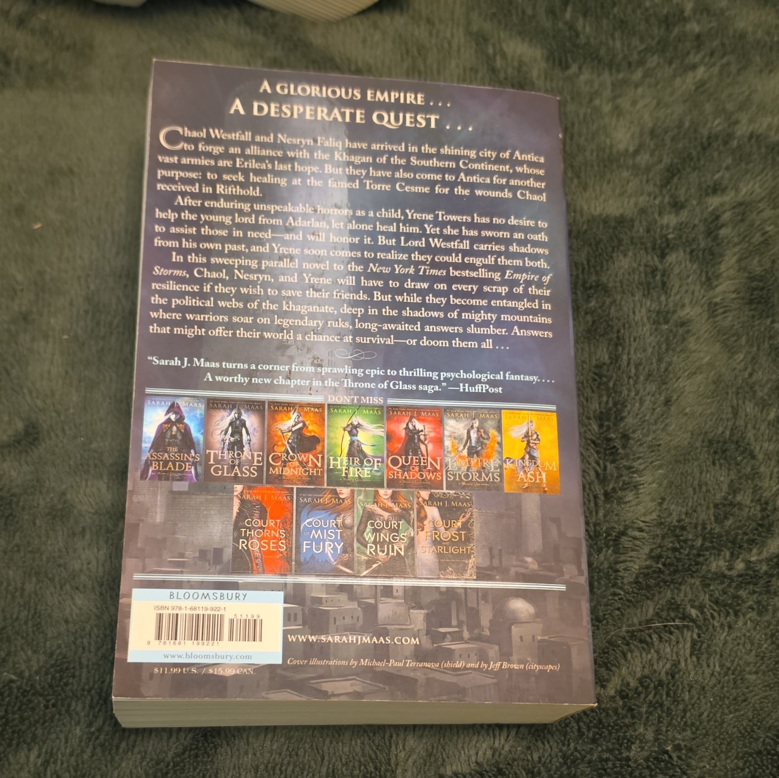 Throne of Glass Original Cover Paperback Sarah J. Maas