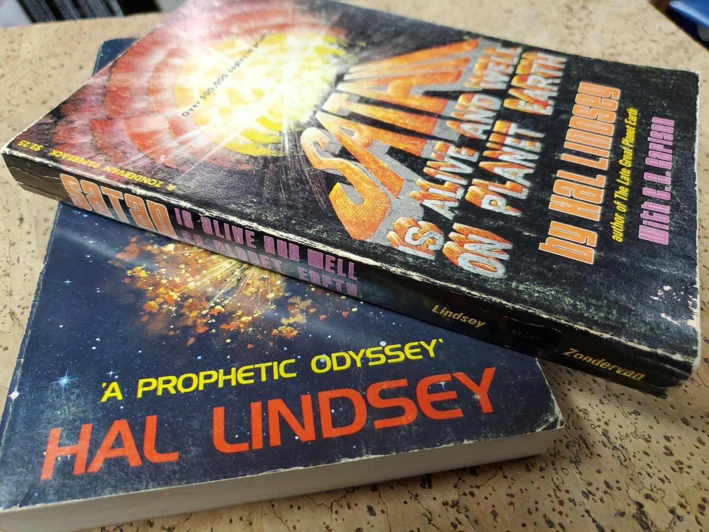 Satan Is Alive And Well + New World Coming 1972 73 Paperbacks Hal Lindsey LOT