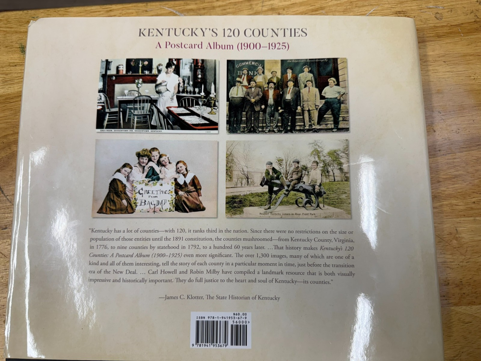 Kentucky’s 120 Counties: A Postcard Album (1900-1925) , Hardcover NEW