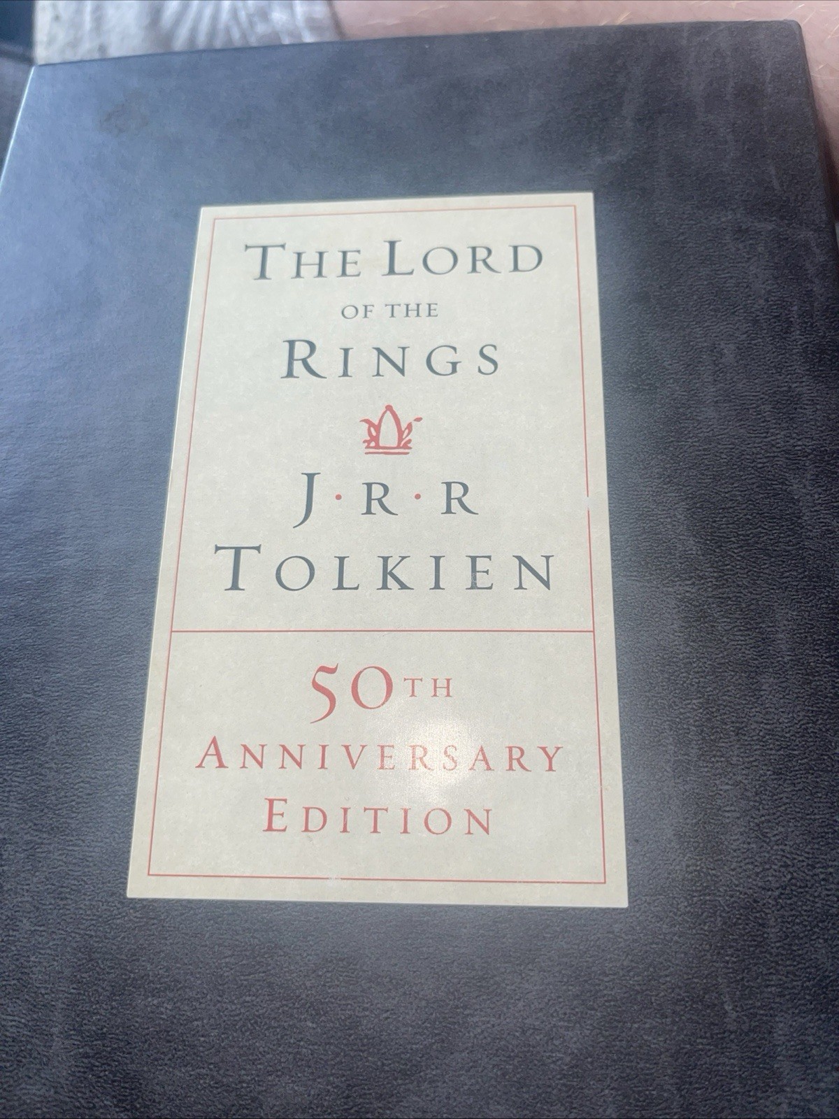 Lord of the Rings 50th Anniversary Edition Book With Map READ DESCRIPTION