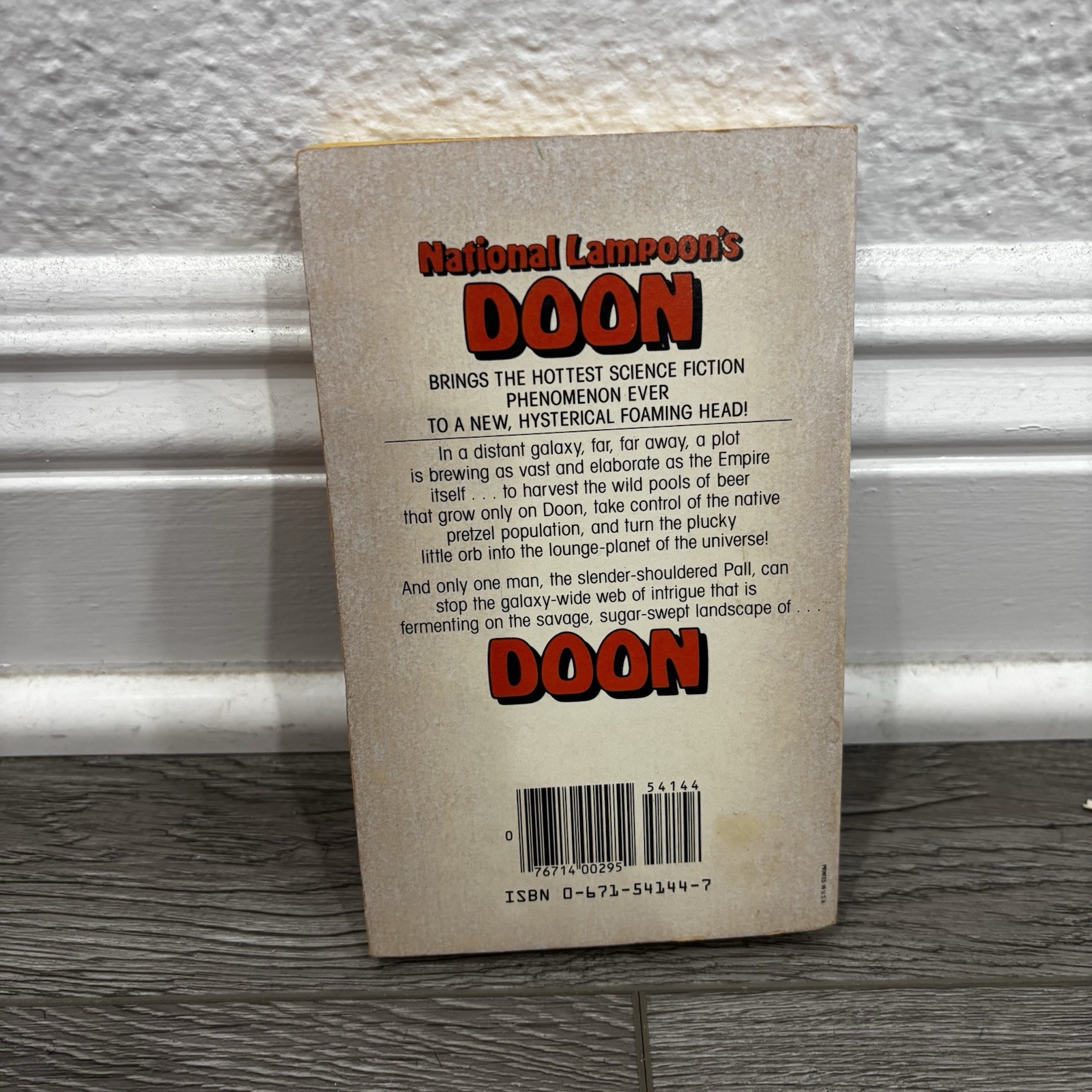 National Lampoon’s Doon Ellis Weiner 1984 1st Pocket Books Printing Paperback