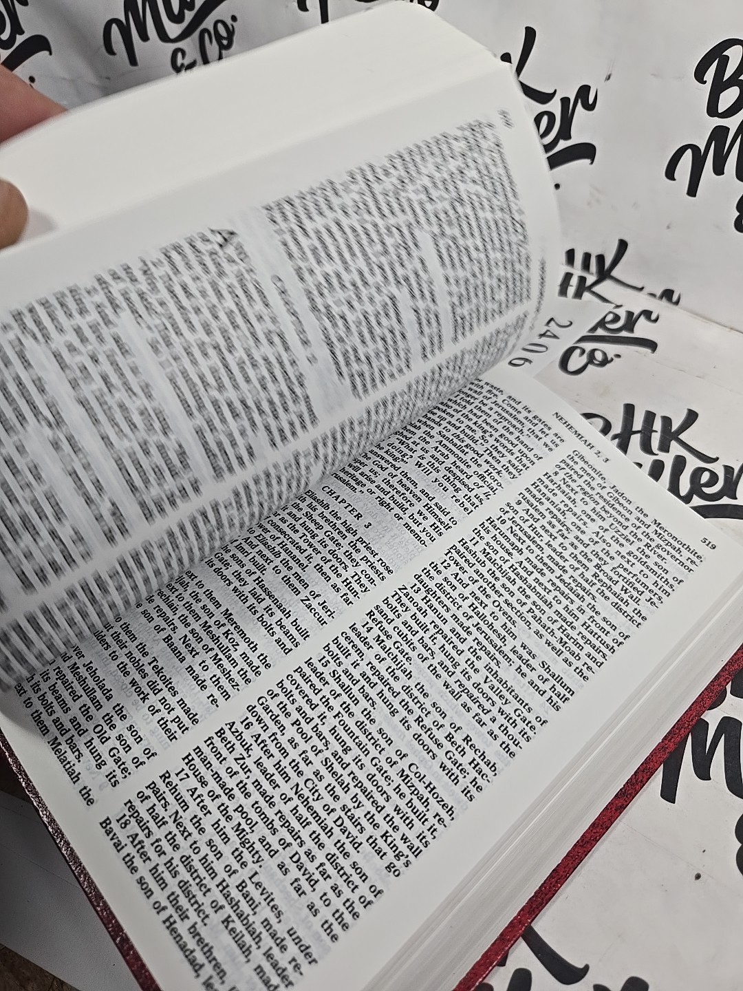 Holy Bible Authorized King James Version by Gideons, Hardcover,