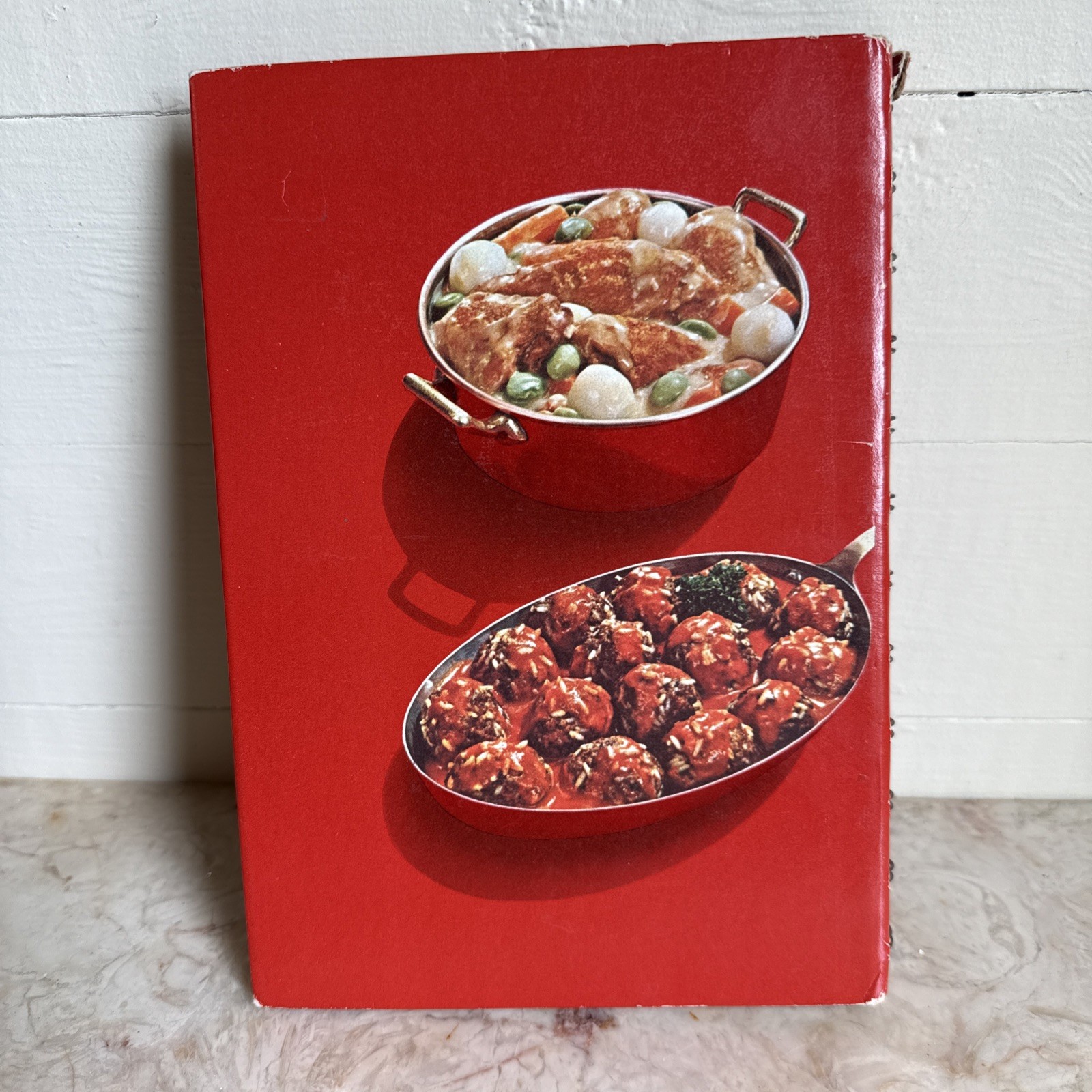 Campbell’s Cooking with Soup Vintage Book Cookbook Spiral Bound Hardcover Recipe