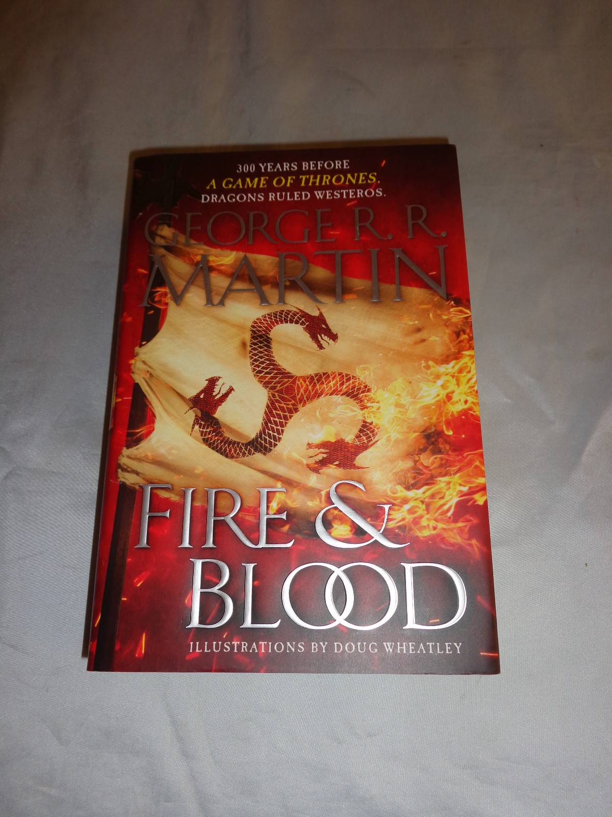 House of the Dragon Fire & Blood George R R Martin SIGNED 1st/1st 2018 HCDJ NEW!