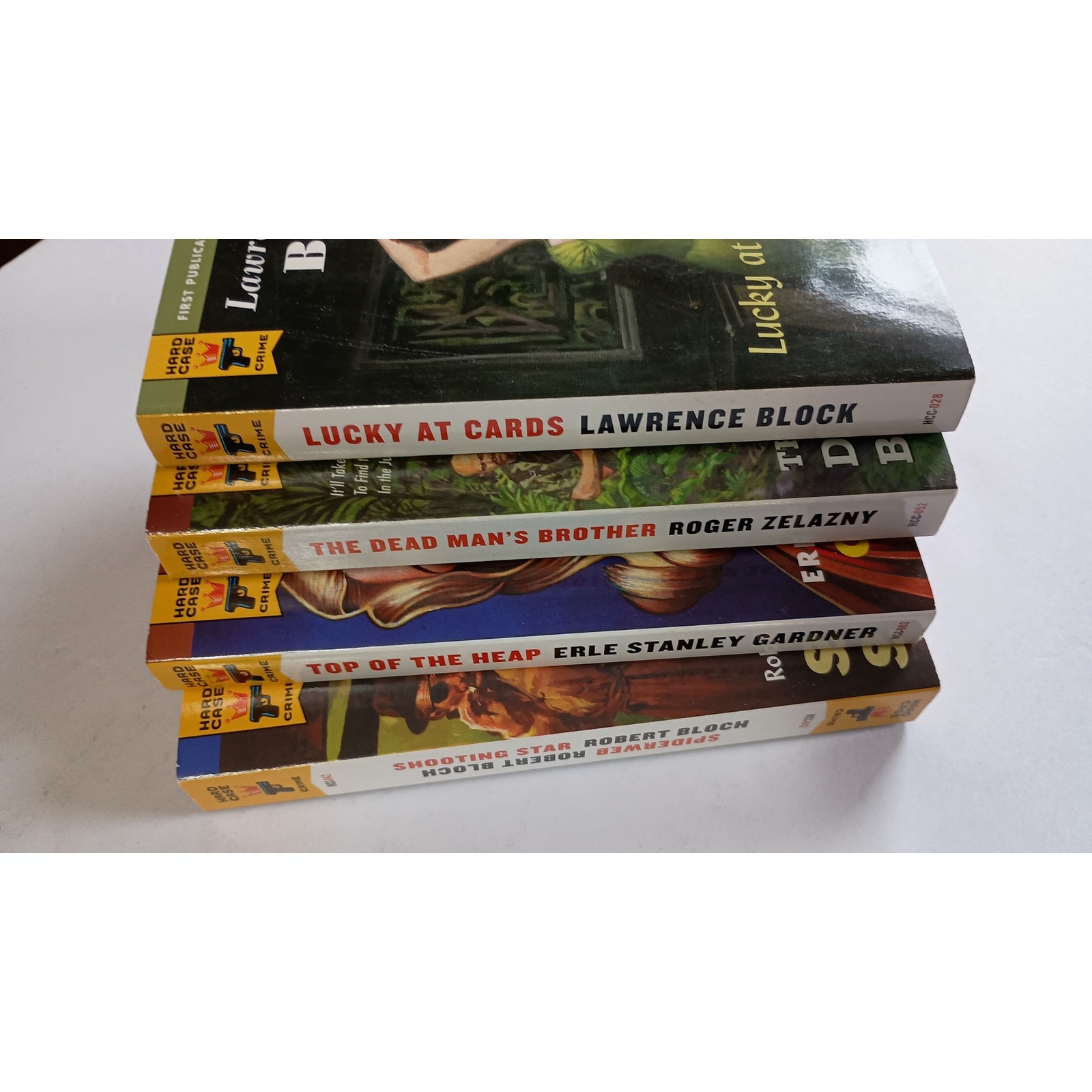 Hard Case Crime Book Lot of 4 Zelazny, Erle Stanley Gardner, Robert Bloch, ++