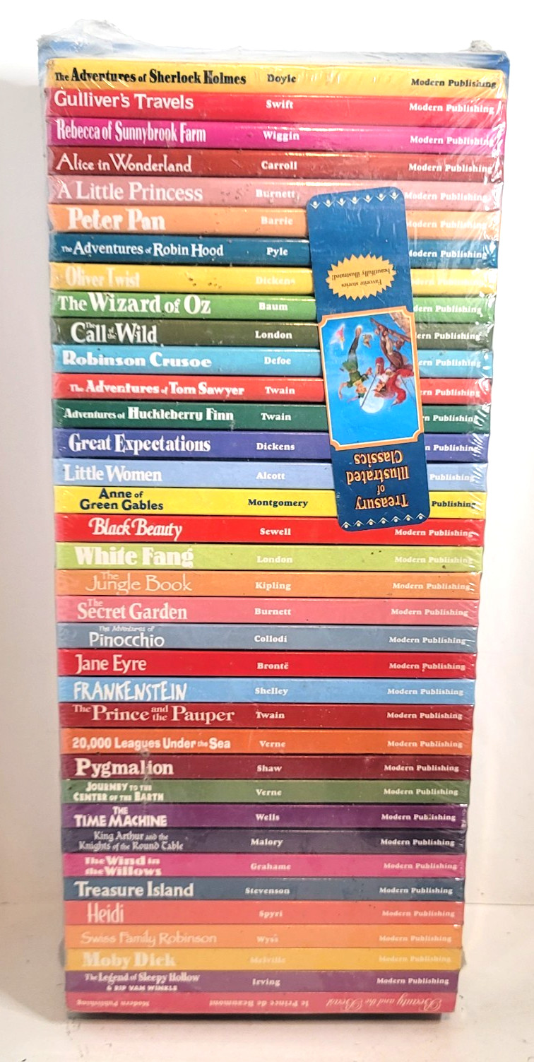 RARE Treasury of Illustrated Classics 36 Book Lot Modern Publishing Brand New