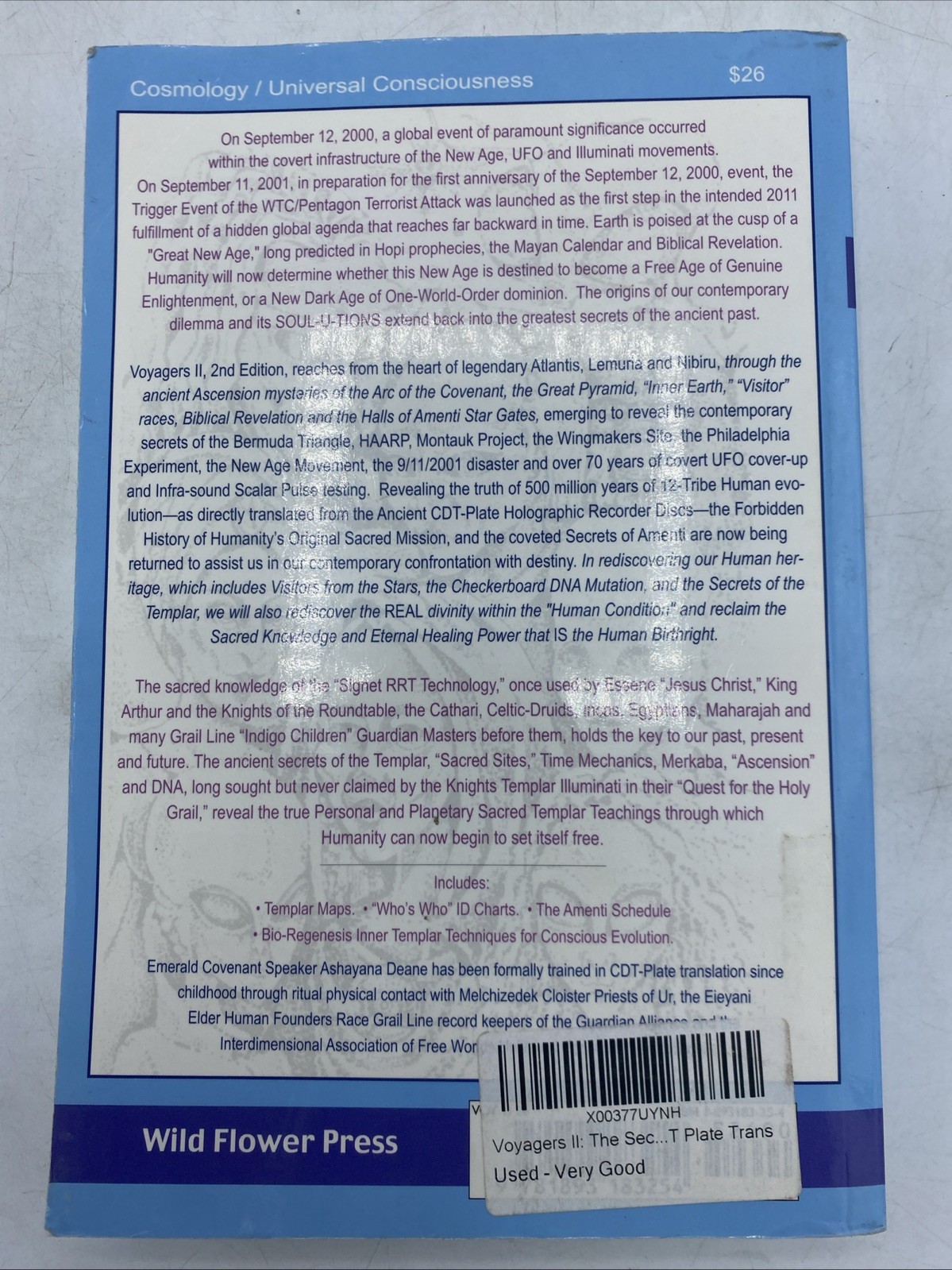Voyagers: Secrets of Amenti by Ashayana Deane (2002, Trade Paperback) – GOOD