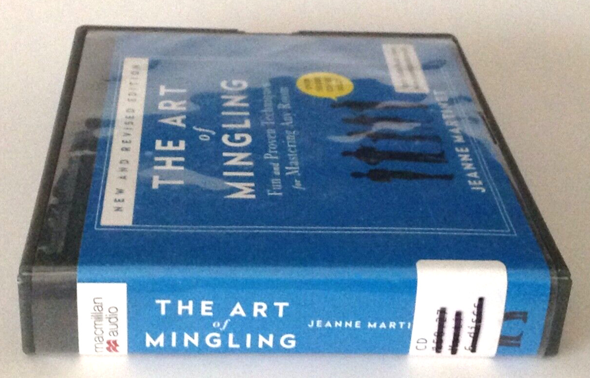 The Art of Mingling by: Jeanne Martinet (Audiobook) – New & Revised – VERY GOOD