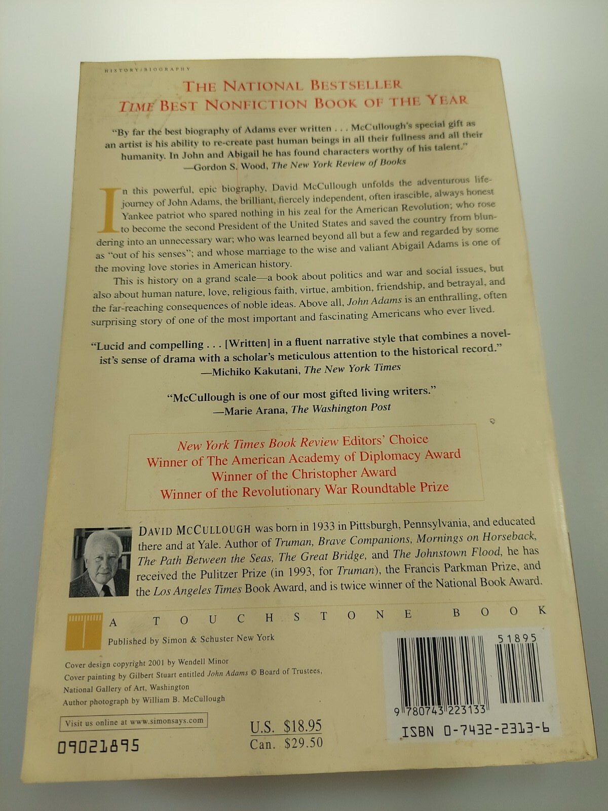 John Adams David McCullough PB