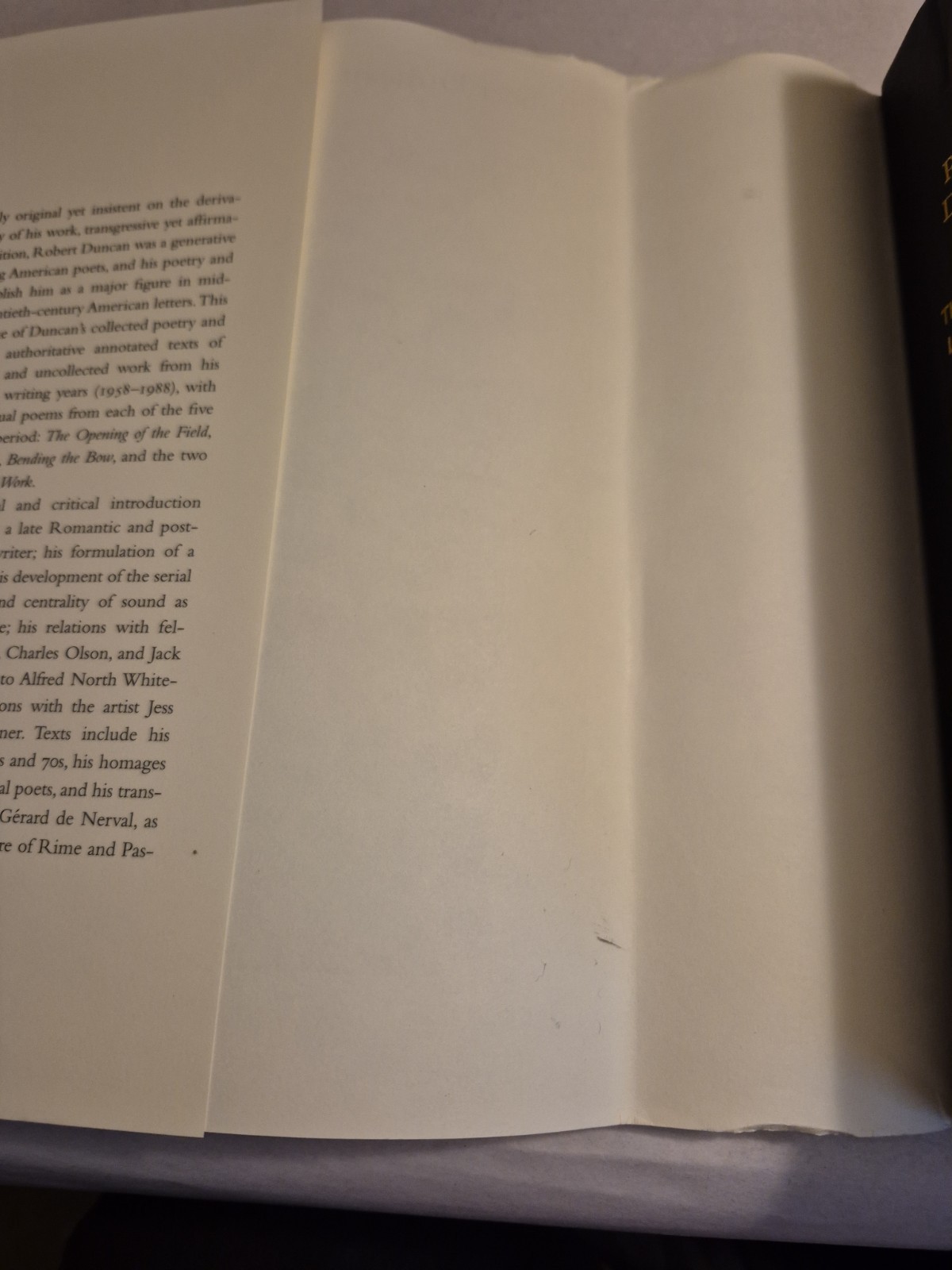Robert Duncan The Collected Later Poems and Plays HC w/DJ 1st Ed 1st Printing