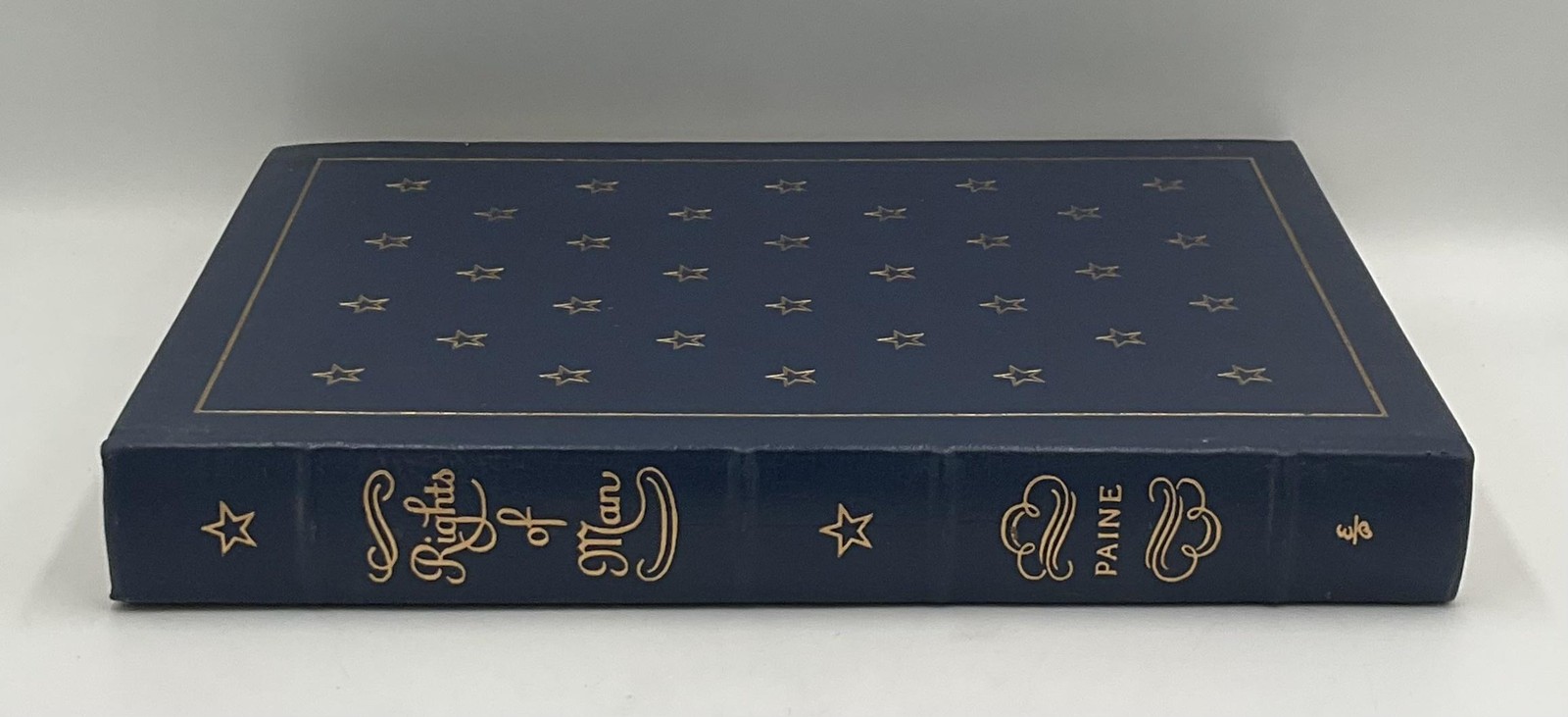 Vintage Rights Of Man Thomas Paine HC Collector’s Ed Leather Blue 1989 Taunton