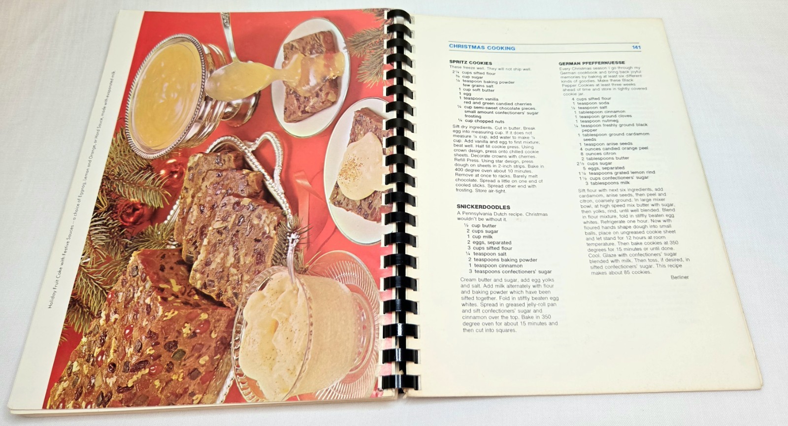 Vintage 1974 Boston Globe Cook Book Cookbook New England Recipes Spiral-bound