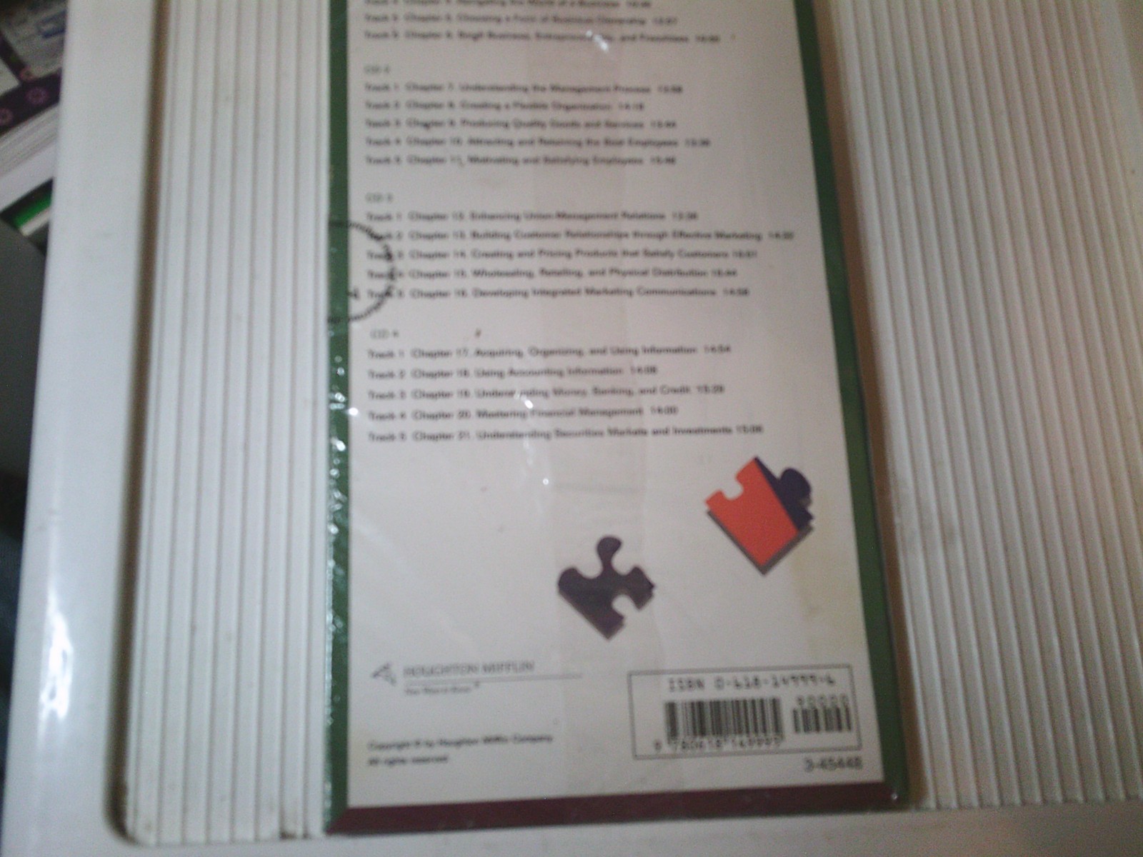 Houghton Mifflin BUSINESS Audio Review CDs Seventh Edition 2002 Brand New Sealed