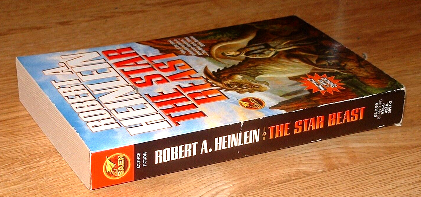 ROBERT A HEINLEIN The Star Beast VG+ PB Baen 2013 BOB EGGLETON CVR 9781451638912
