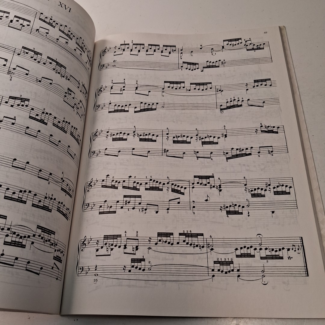 J.S. Bach The Well-Tempered Clavier Volume 1 Glenn Gould Intro Amsco 1972 PB