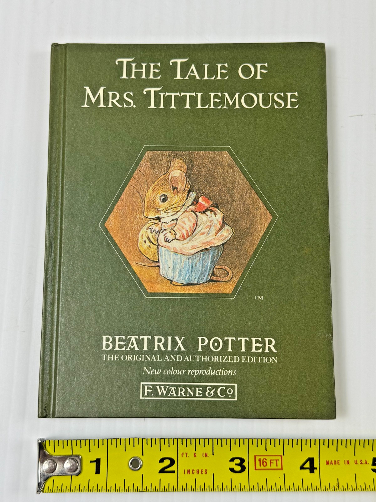 Lot of 16 Beatrix Potter Little Green Books by Frederick Warne Vintage Hardcover