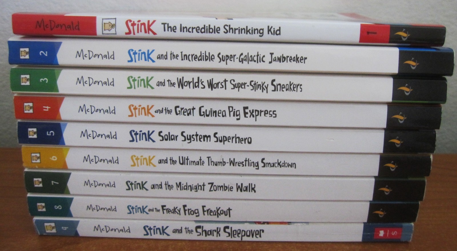 STINK CHAPTER BOOKS #1-9 BY MEGAN McDONALD AGES 6-9