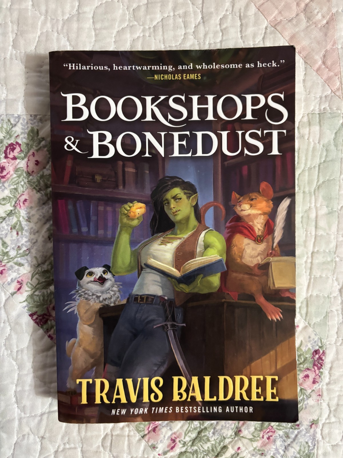Bookshops & Bonedust by Travis Baldree Trade Paperback Fantasy Book