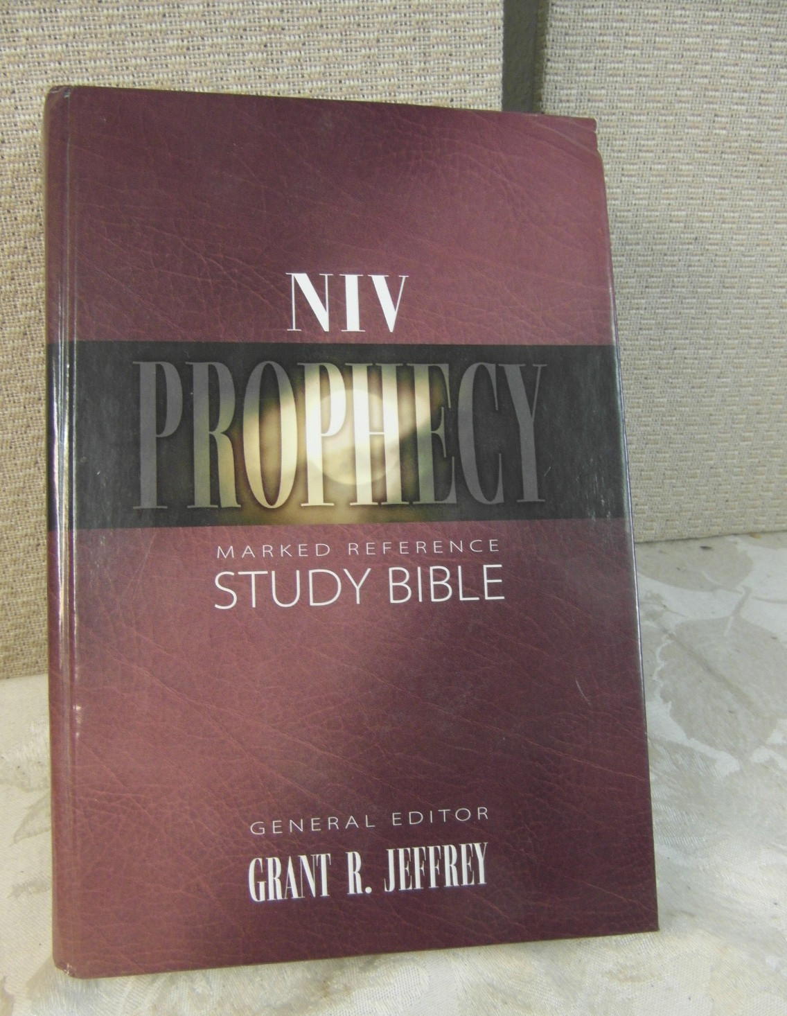 NIV Prophecy Marked Reference Study Bible Grant R. Jeffrey 1998 Zondervan HC