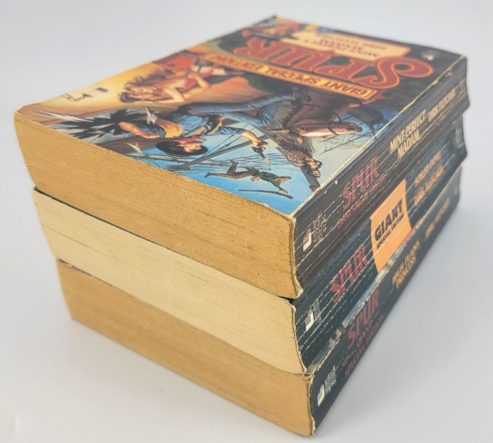 Spur McCoy Dirk Fletcher 15 Book Lot Adult Westerns #41 Soiled Dove Giant Rare