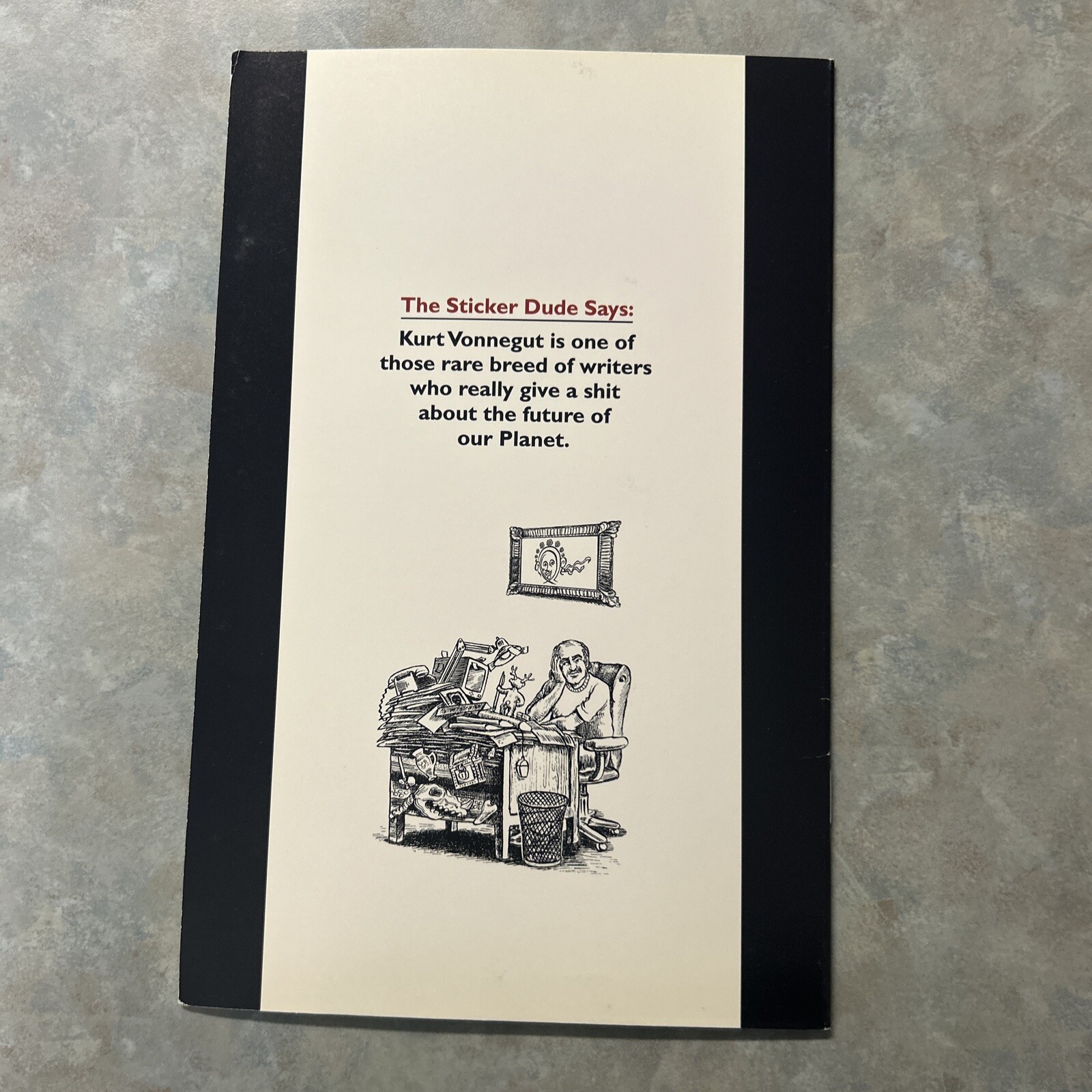 Autographed Kurt Vonnegut zine book Fuh-Kar-Wee 1999 Limited Edition #191/250