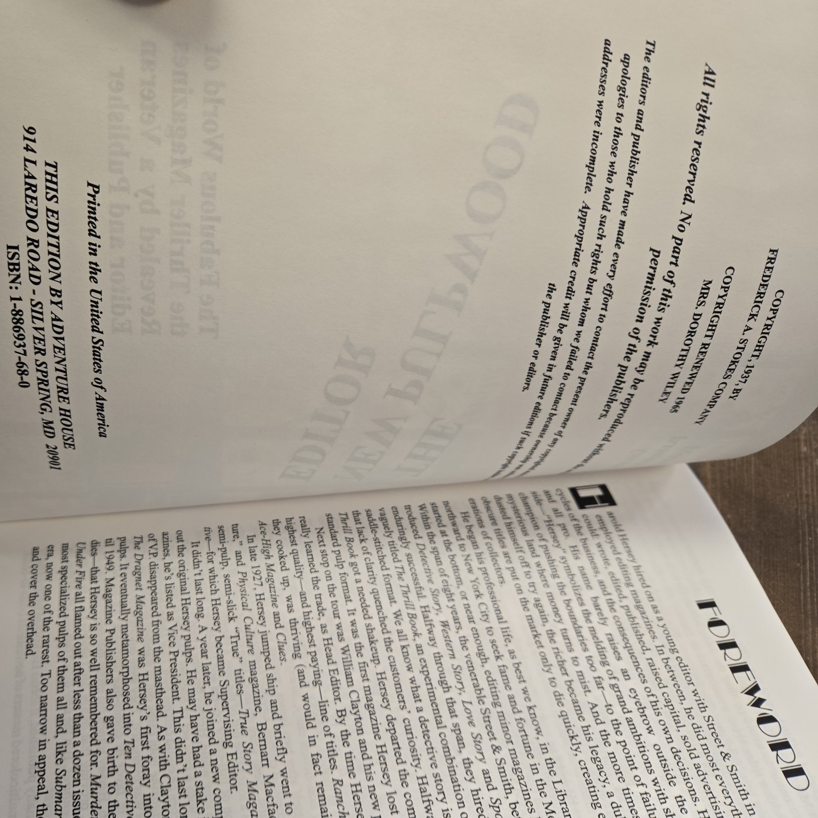 The New Pulpwood Editor by Harold Hersey