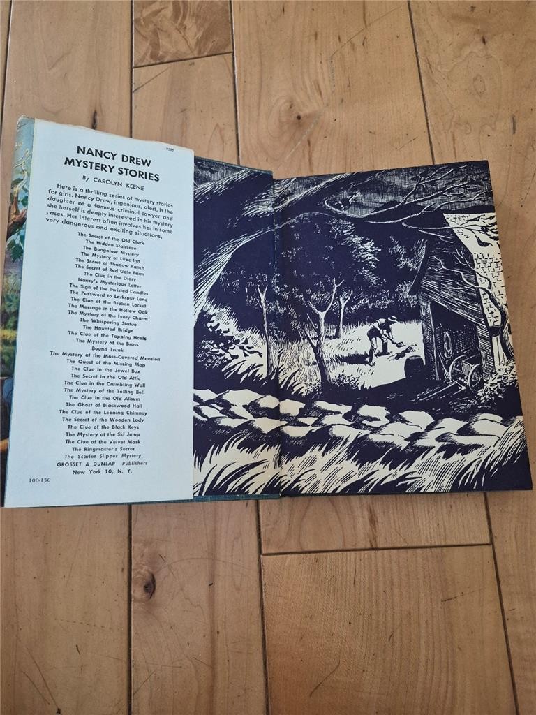 1935 NANCY DREW THE MESSAGE IN THE HOLLOW OAK CAROLYN KEENE HCB/DJ
