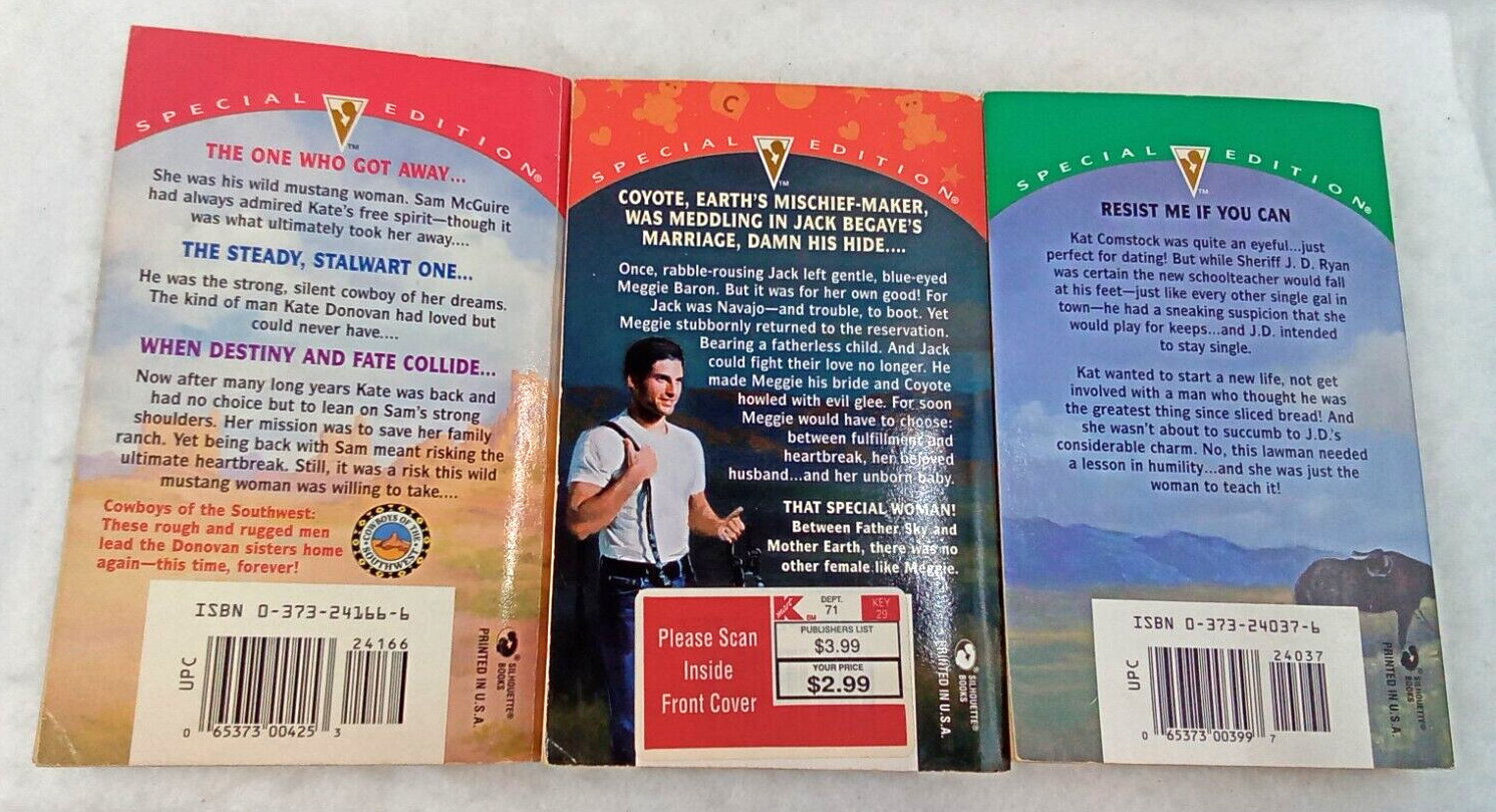 Silhouette Special Edition Paperbacks Lot of 9 Books Assorted Authors Preowned