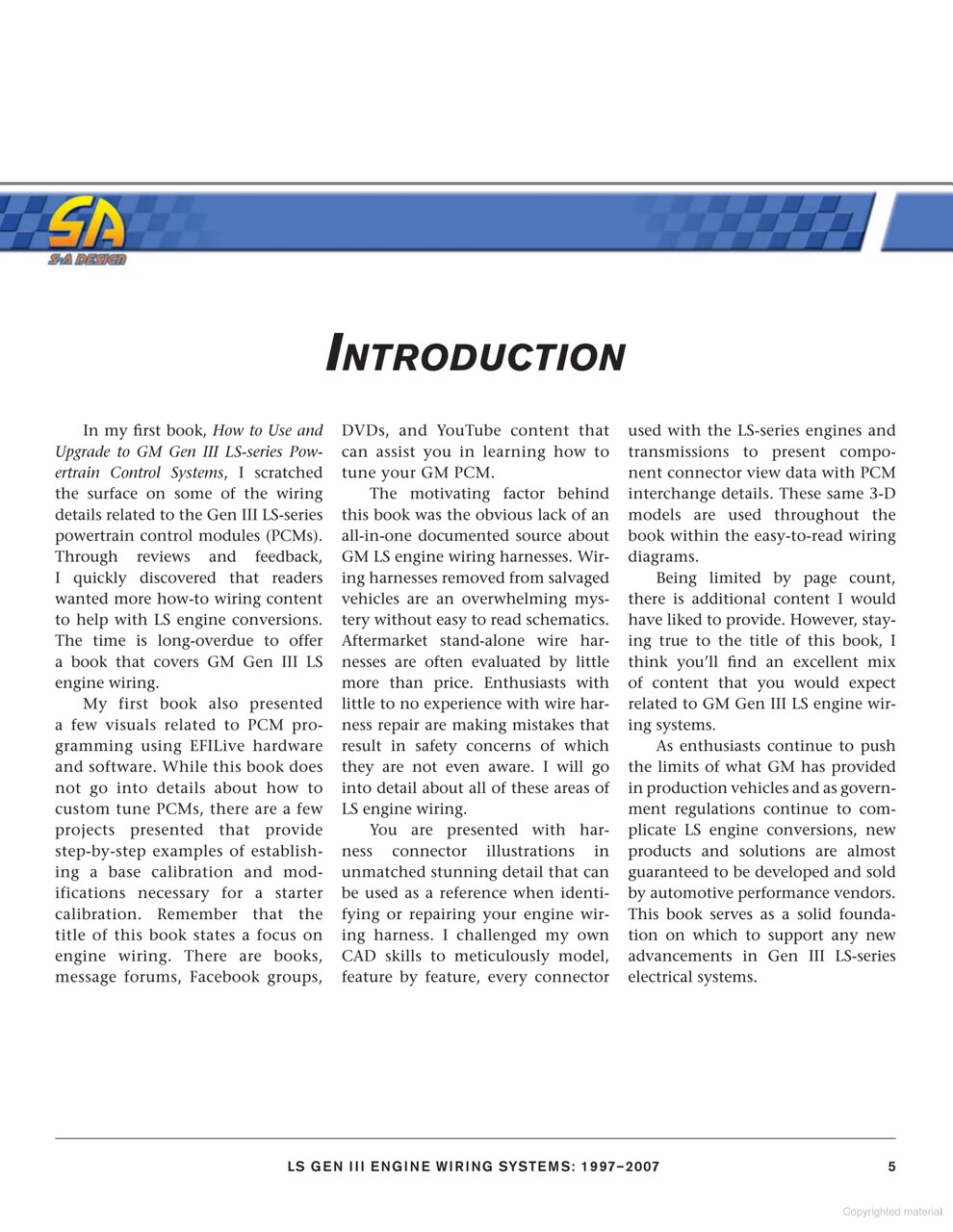 LS Gen III Engine Wiring Systems Book: 1997-2007 4.8L 5.3L 5.7L 6.0L LQ4 LS1 LM7