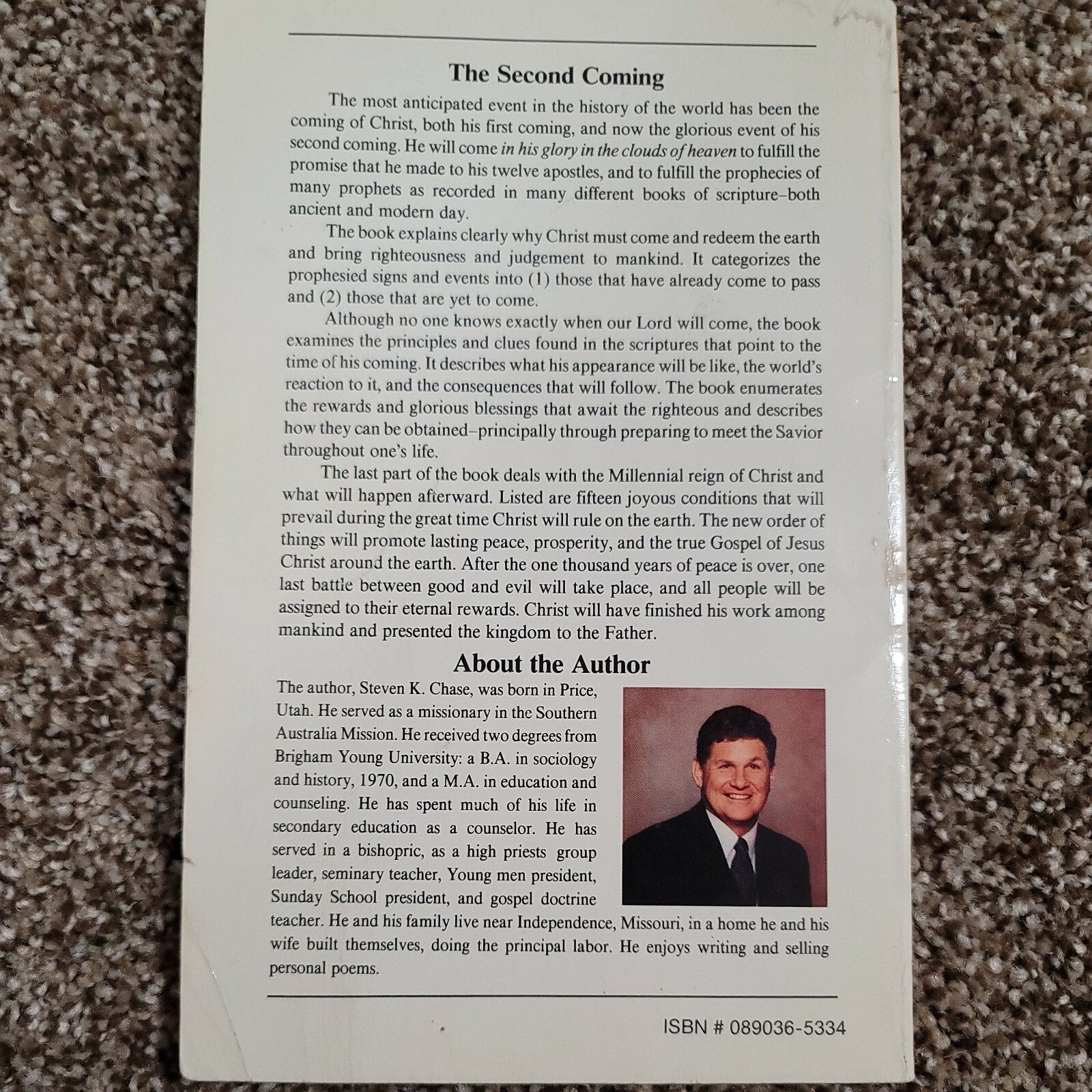 The Second Coming [ Chase, Stephen K. ] Used – Acceptable
