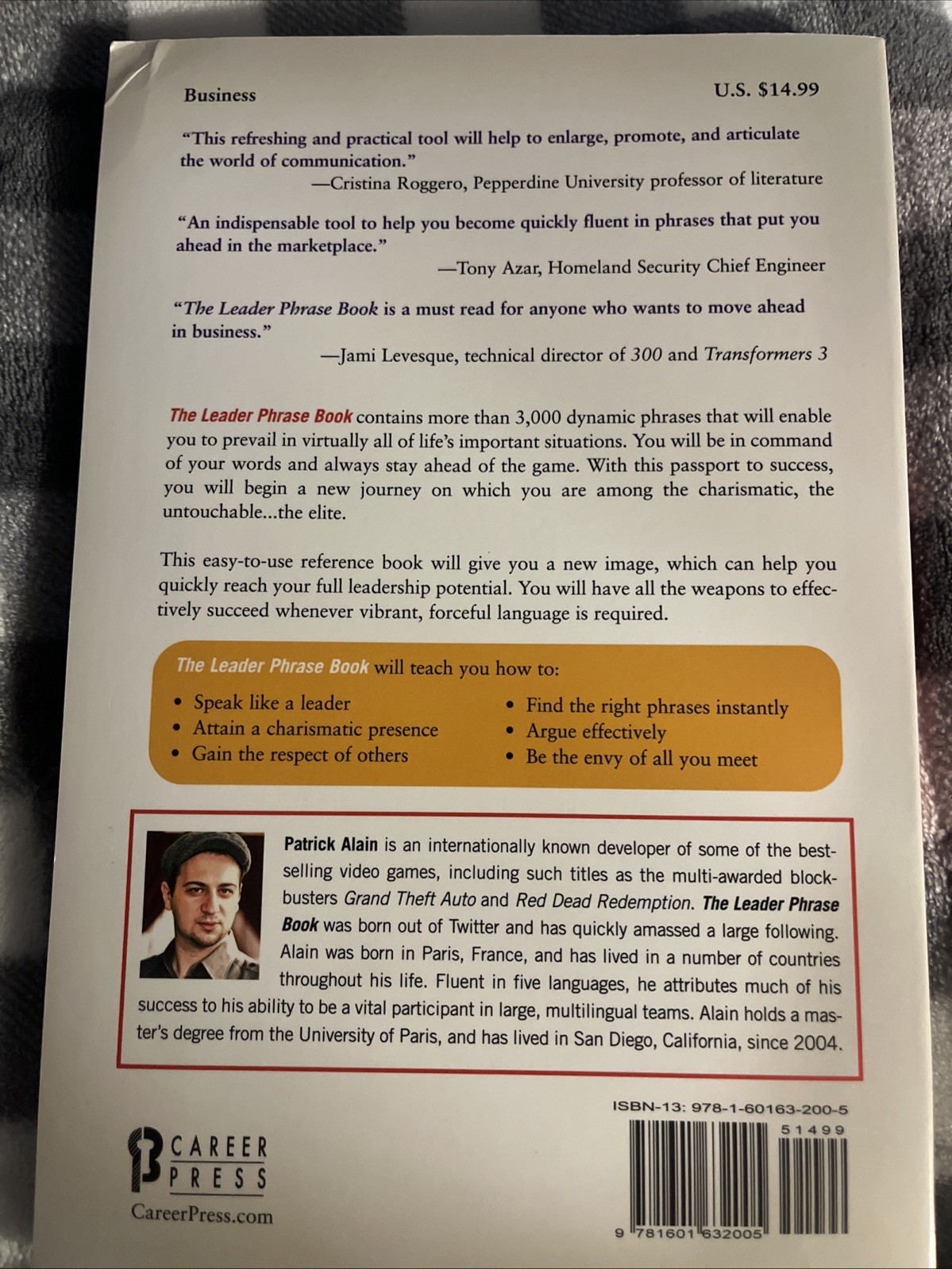 Leader Phrase Book : 3,000+ Powerful Phrases Patrick Alain