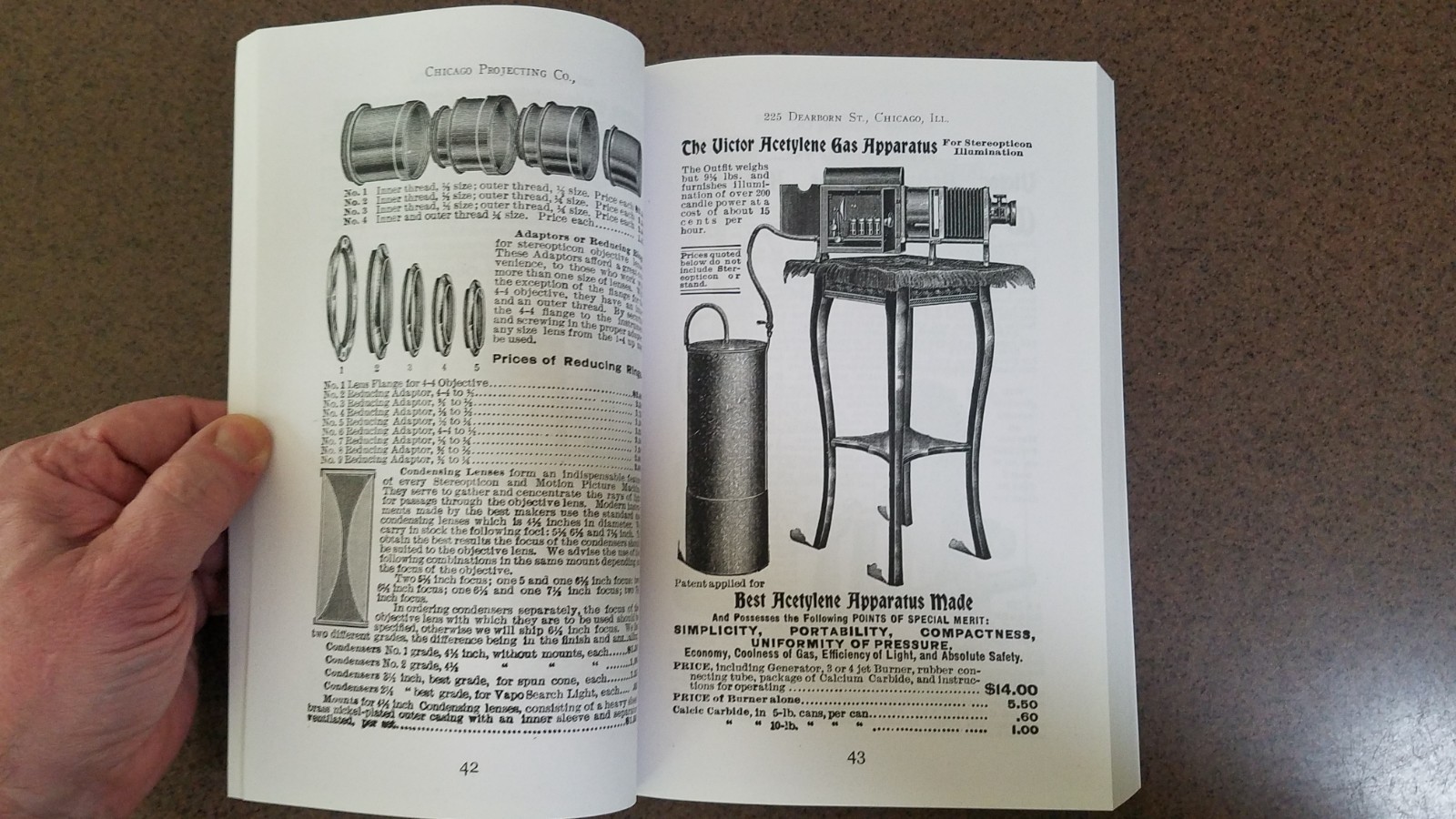 1907 Chicago Projecting Co Entertainer’s Supplies Catalog DELUXE REPRINT EDITION