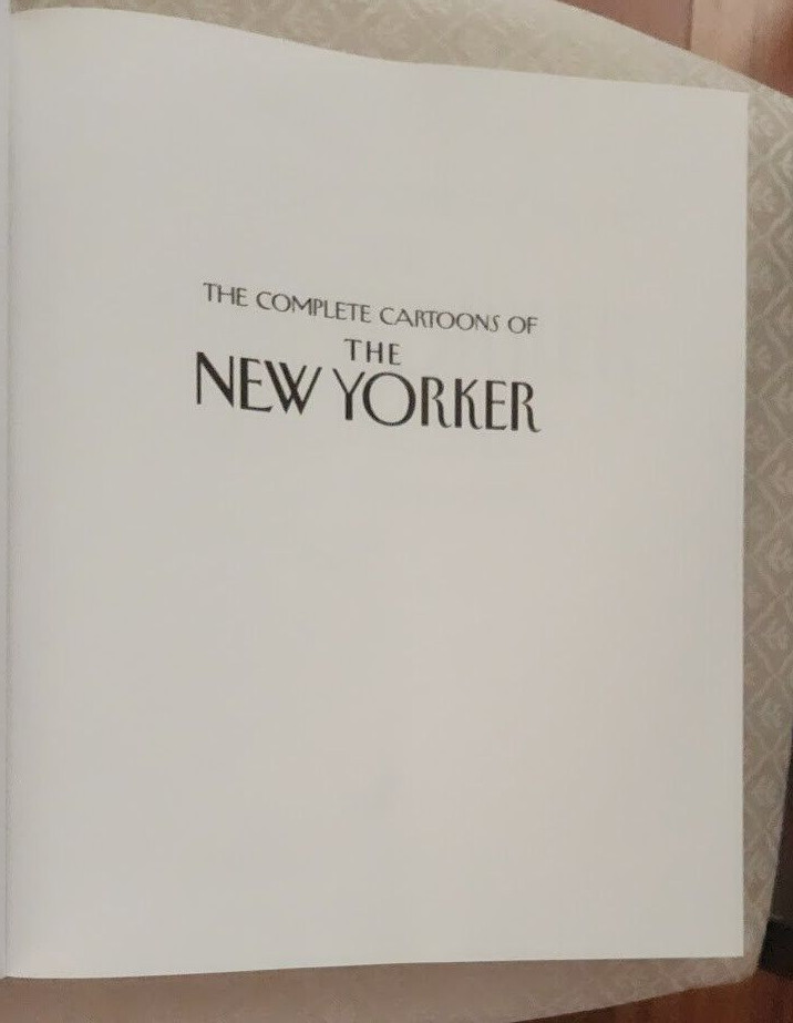 Brand-New The Complete Cartoons of the New Yorker by Robert Mankoff with 2 CD’s