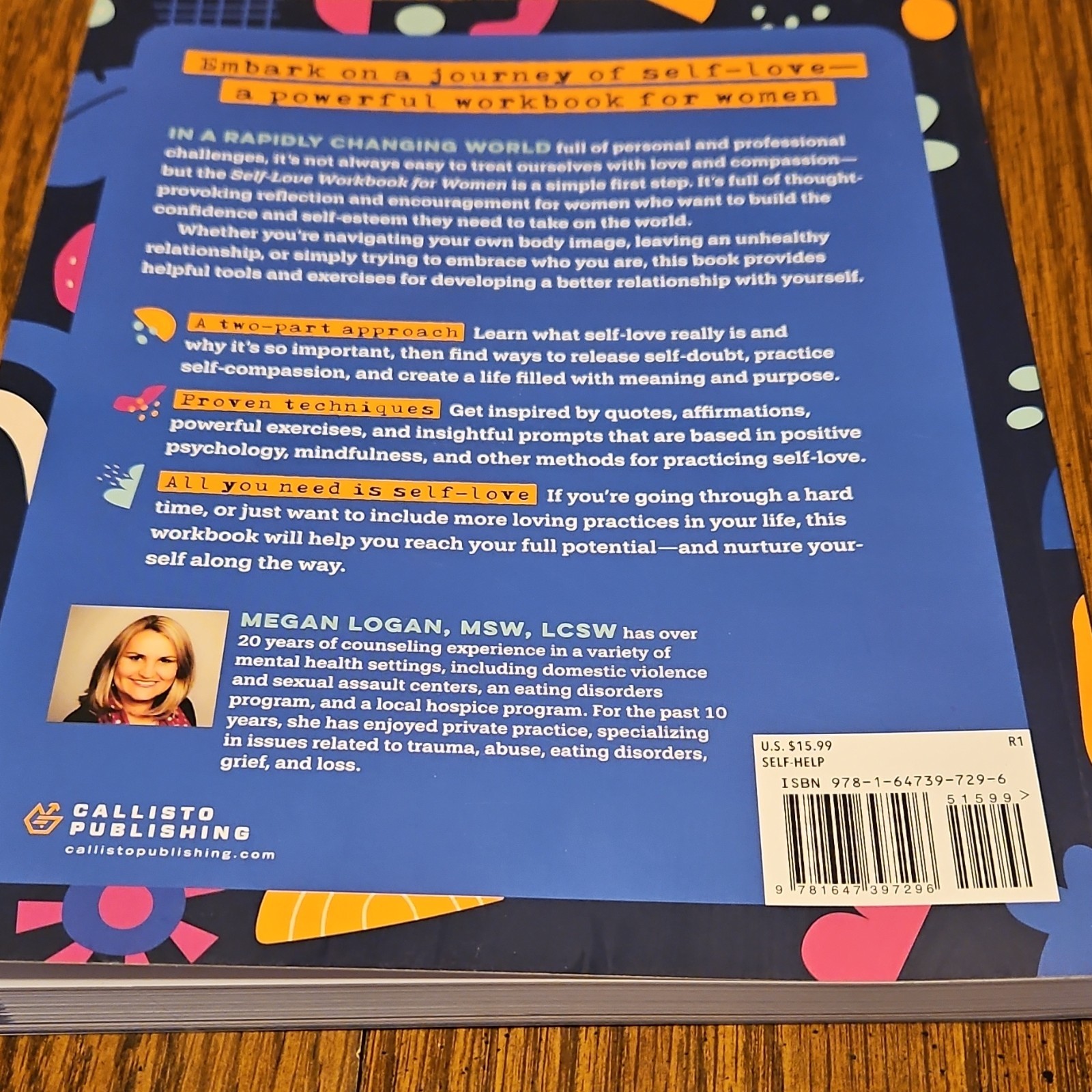 Self-Love Workbook for Women by Megan Logan Trade Paperback 2020 Self-Help