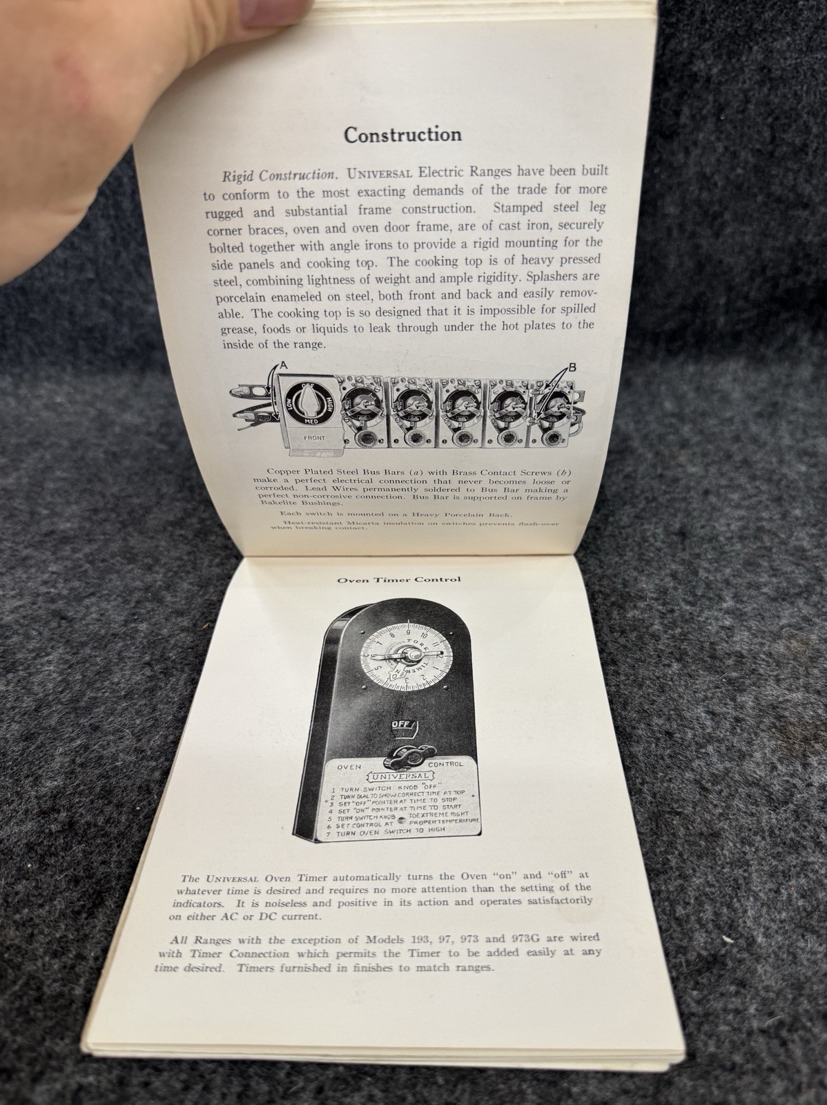 Vintage ca 1910s Universal Electric Ranges Appliance Catalog Landers Frary Clark