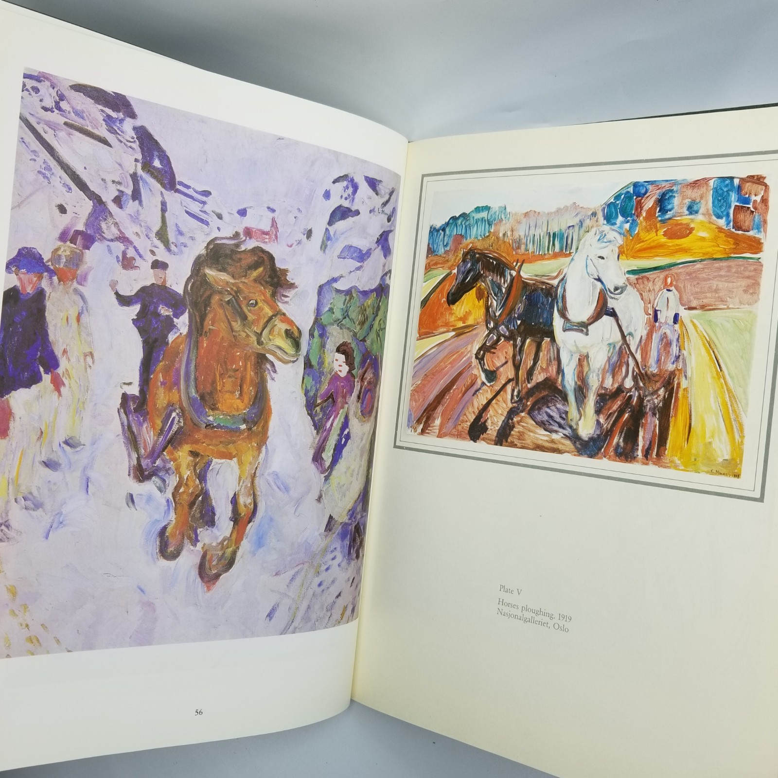 Edvard Munch by Per Amann – 1987 Artline Editions – Large Format HC