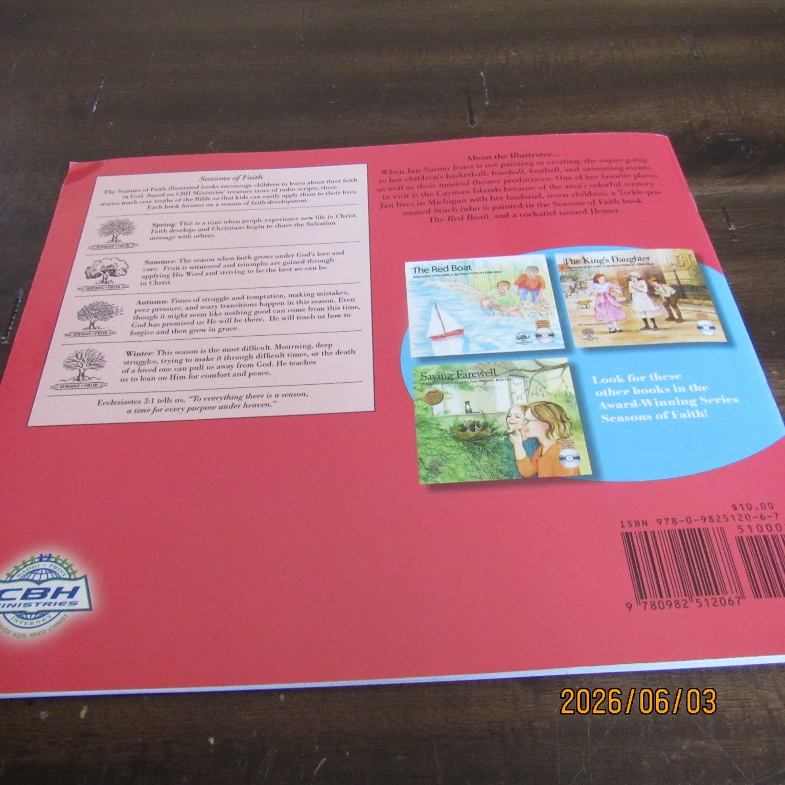 Lot 7-Seasons of Faith-CBH Ministries-Children’s Bible Hour PB Books-CDs-2010’s