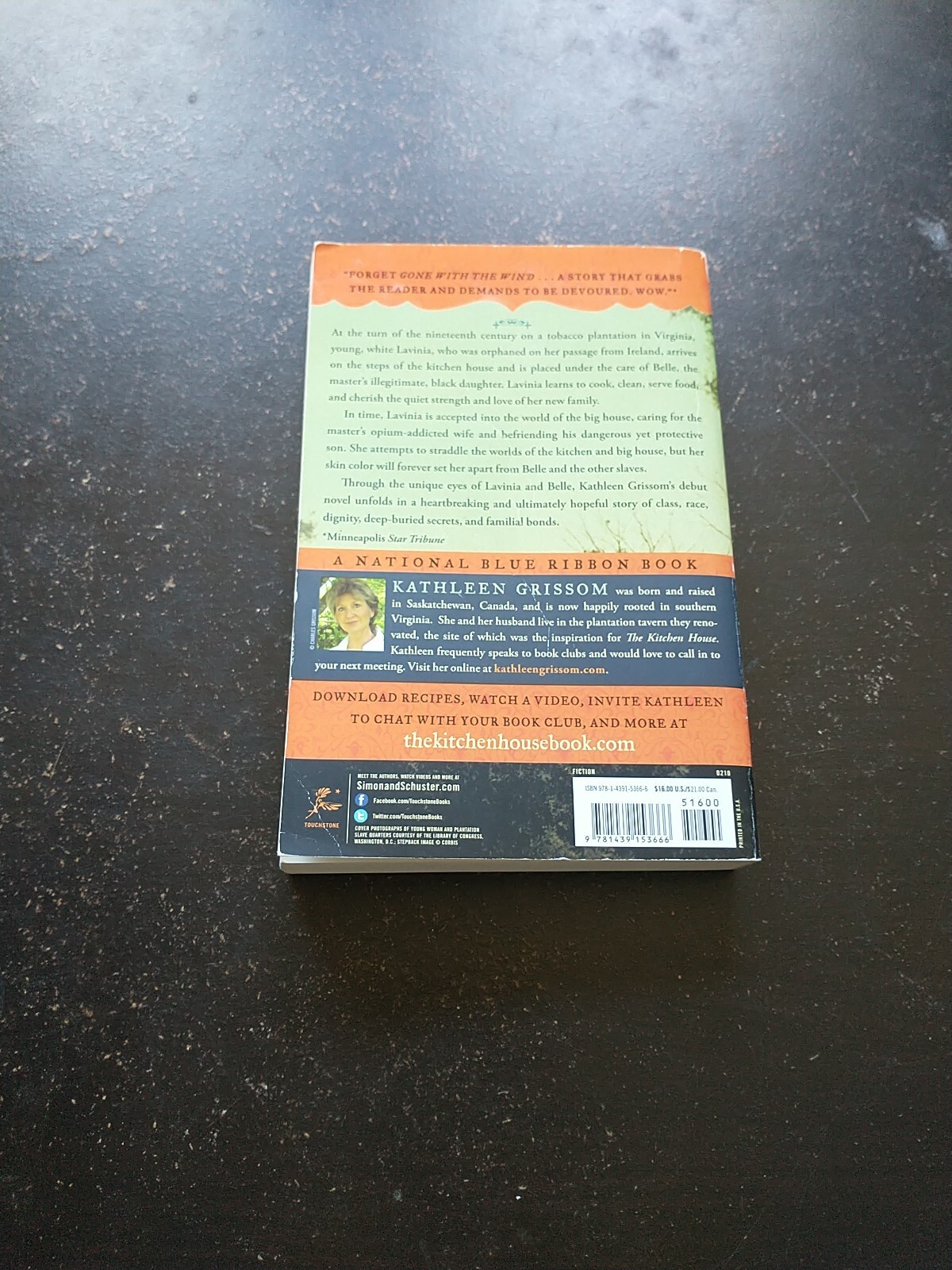 Kitchen House : A Novel by Kathleen Grissom (2010, Trade Paperback)