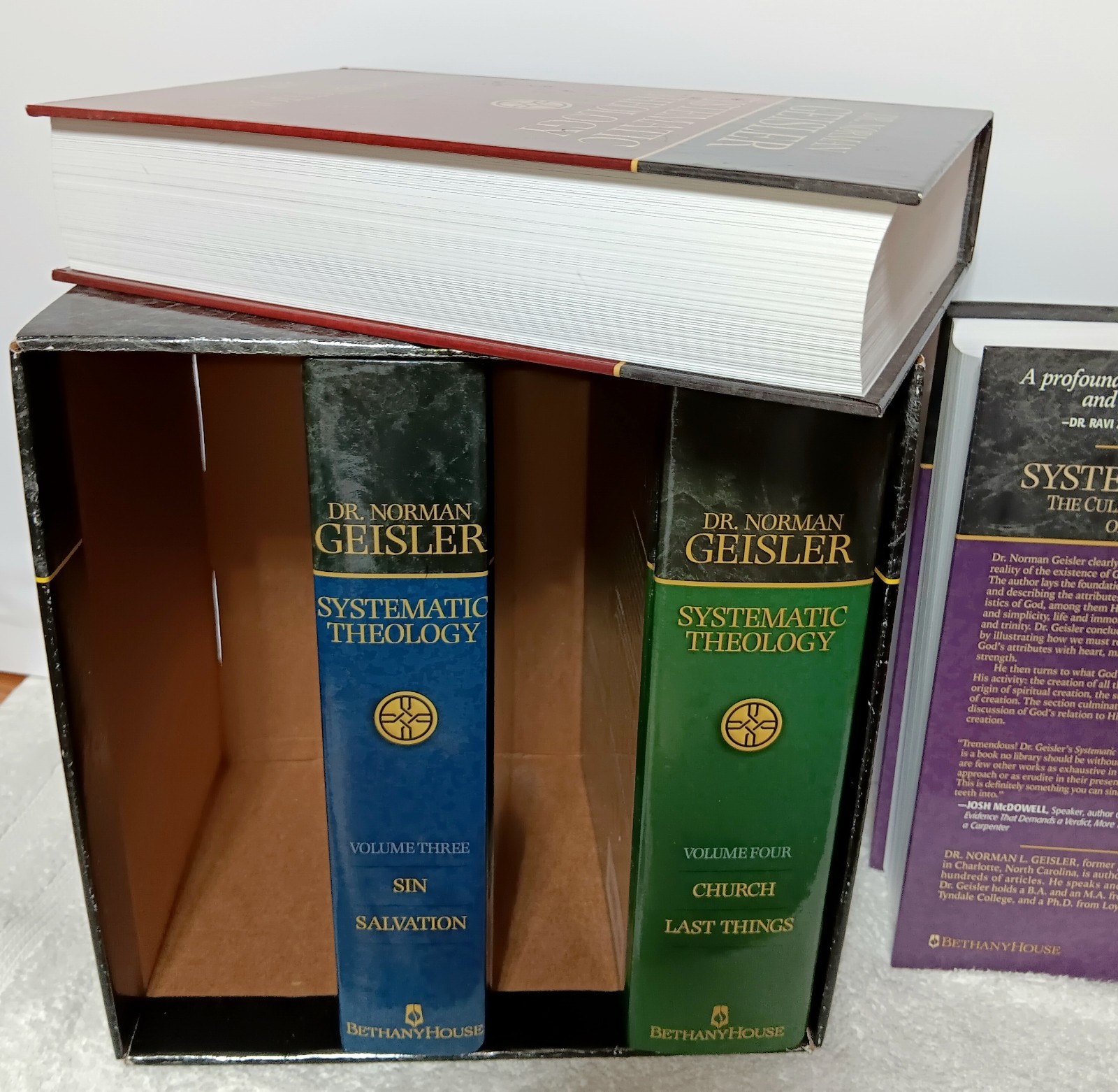Systematic Theology: Vols. 1-4 by Dr. Norman Geisler – HC Pub. by Bethany House