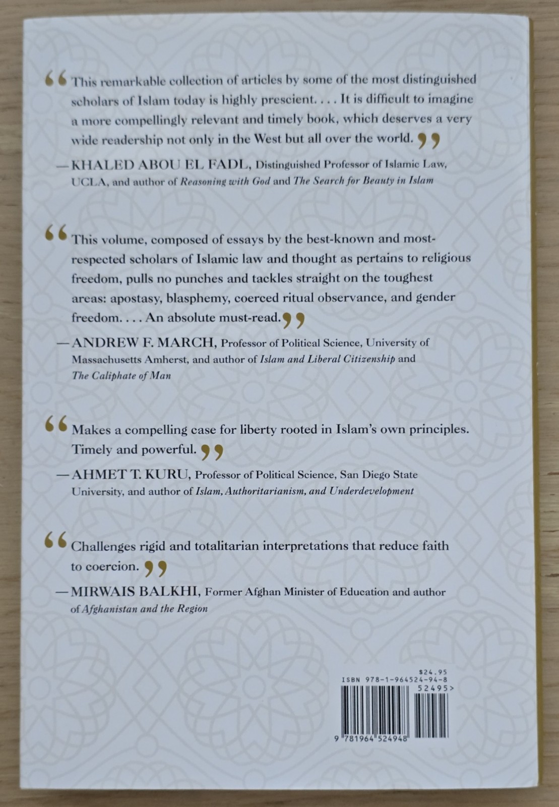 No Compulsion in Religion: No Exceptions – Islamic Arguments for Religious Fre..