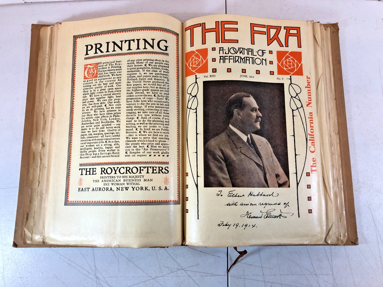 Vol 13: The FRA: Exponent of The American Philosophy, April-Sept 1914, E-119