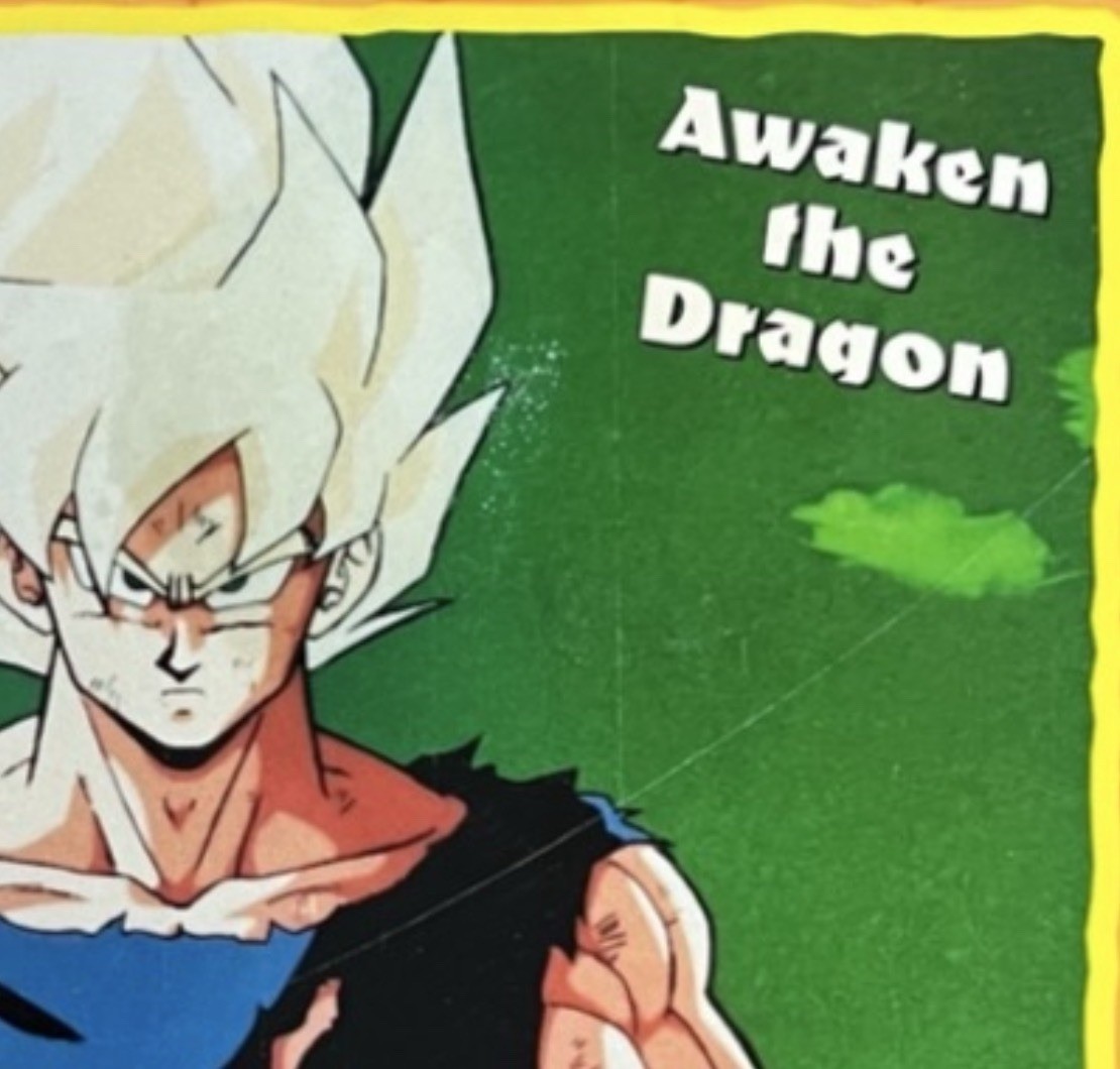 Vintage Dragon Ball Z Giant Coloring & Activity Books Lot of 2 (1 Page Used)