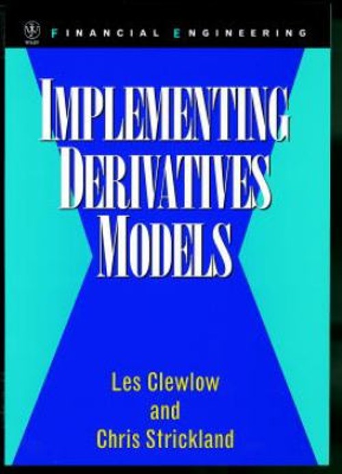 Implementing Derivative Models Hardcover Chris, Clewlow, Les Stri