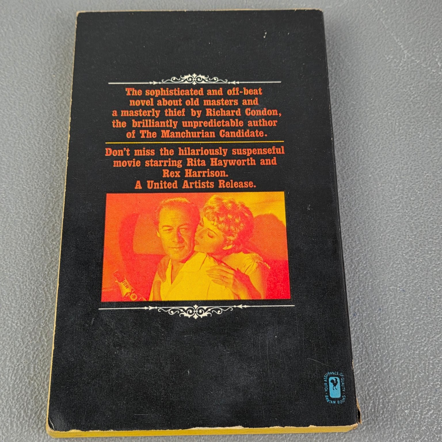 The Happy Thieves Richard Condon 1962 Bantam Edition Movie Tie-In Novel