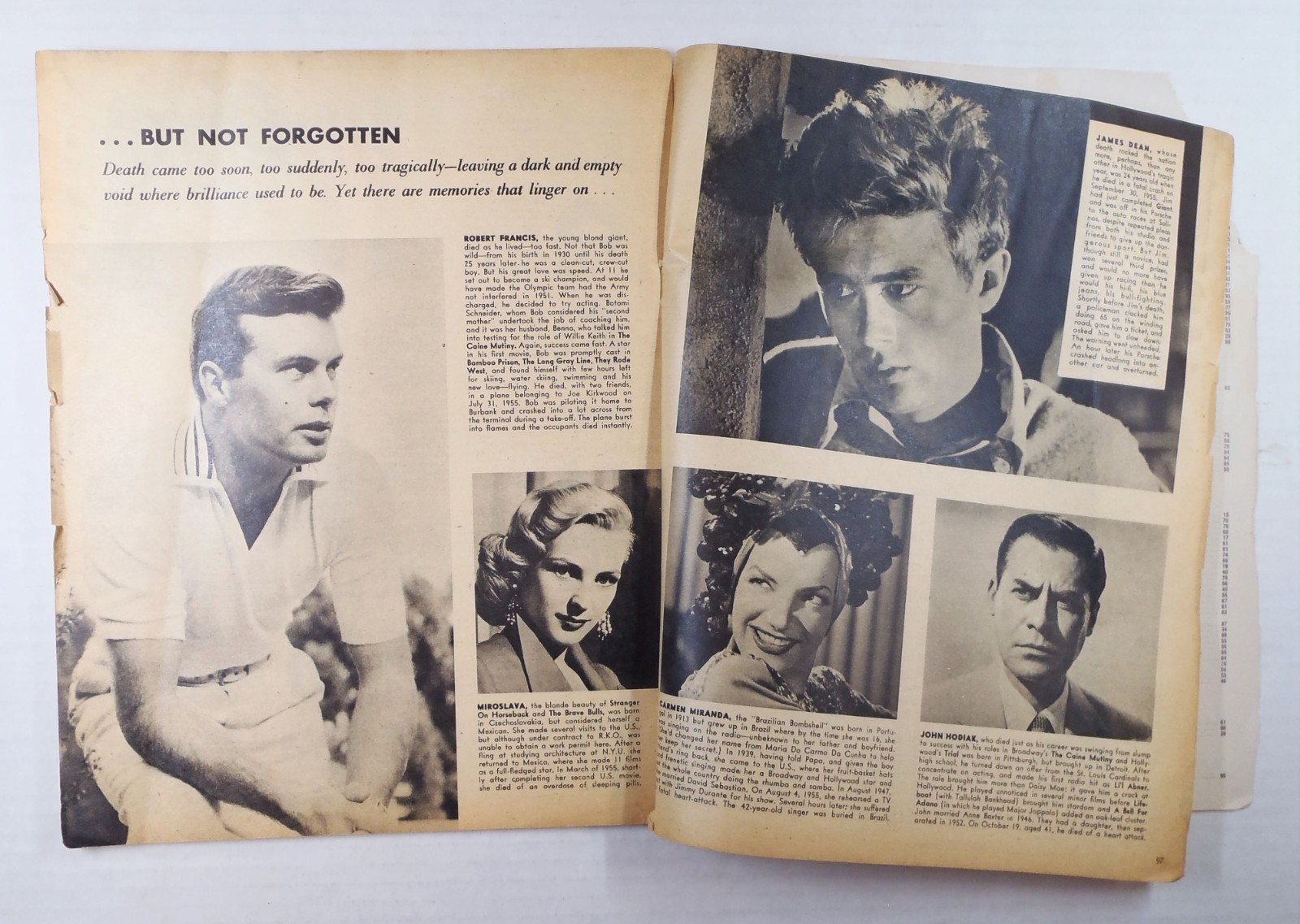 1956 WHO’S WHO IN HOLLYWOOD Souvenir Magazine • Princess Grace Cover _zp1