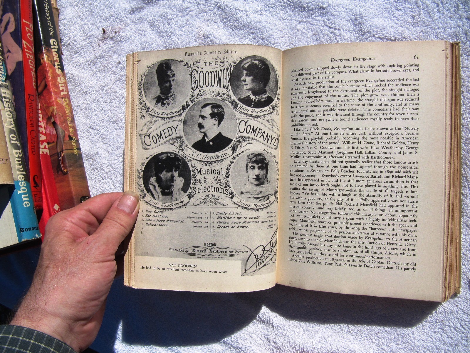 Edward Marks THEY ALL HAD GLAMOUR Swedish Nightingale to Naked Lady Vaudeville