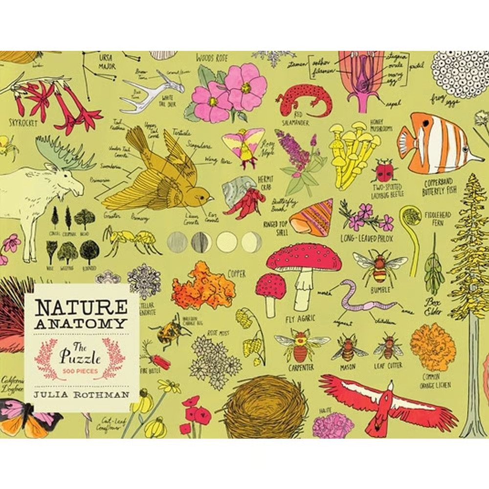 Workman Publishing, Nature Anatomy 500 Piece Puzzle