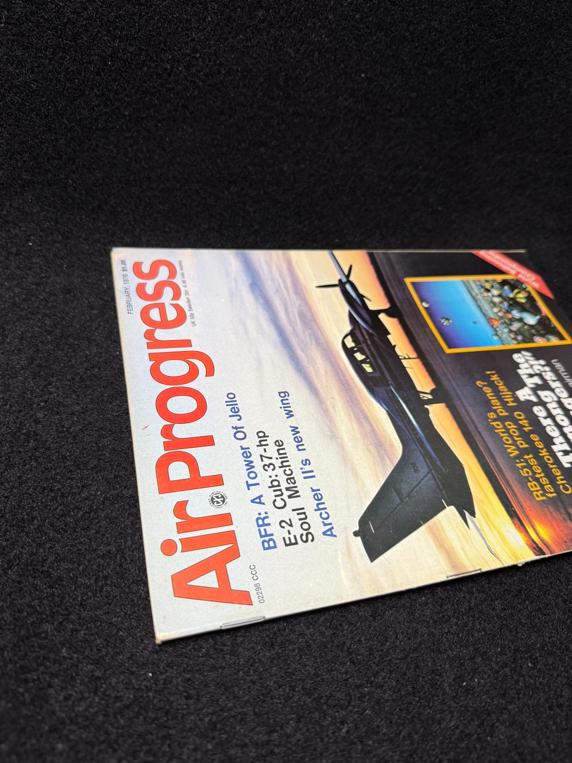 Air Progress 1976 Aviation Magazine Aircraft Cherokee 140 Hijack BFR Training