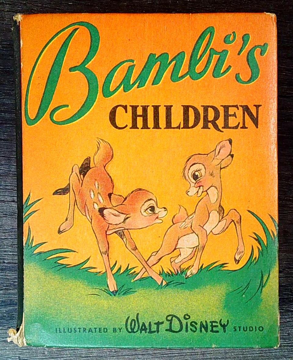 Bambi’s Children by Walt Disney 1943 Better Little Books Edition